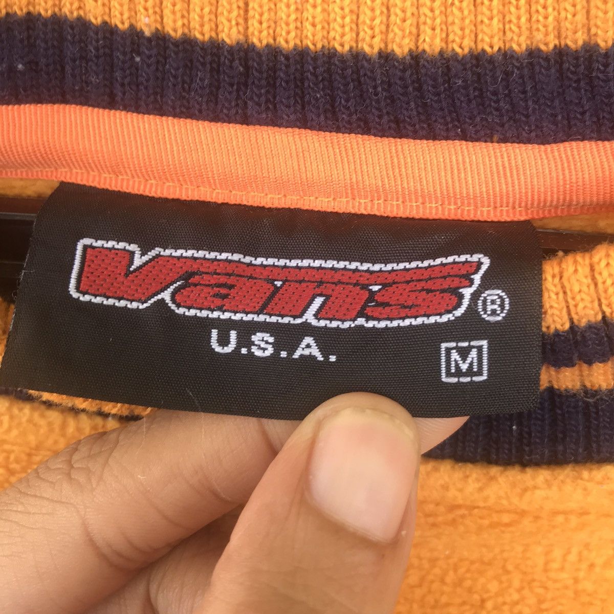 Vans × Vintage Vintage Vans fleece big logo spellout Size US M / EU 48-50 / 2 - 3 Thumbnail