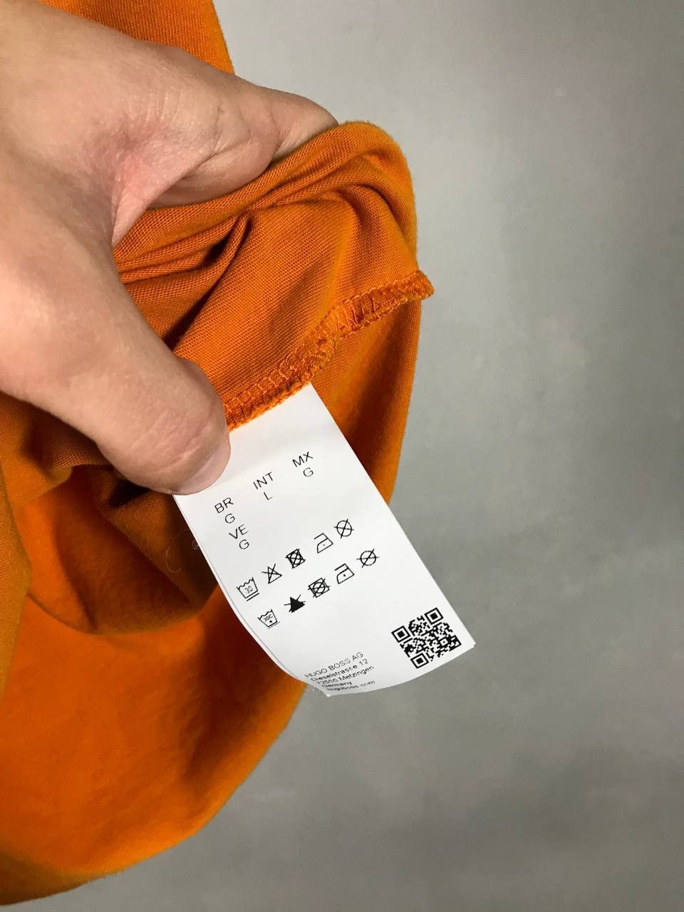 Hugo Boss Hugo Boss luxury streetwear orange tee Size US M / EU 48-50 / 2 - 7 Thumbnail