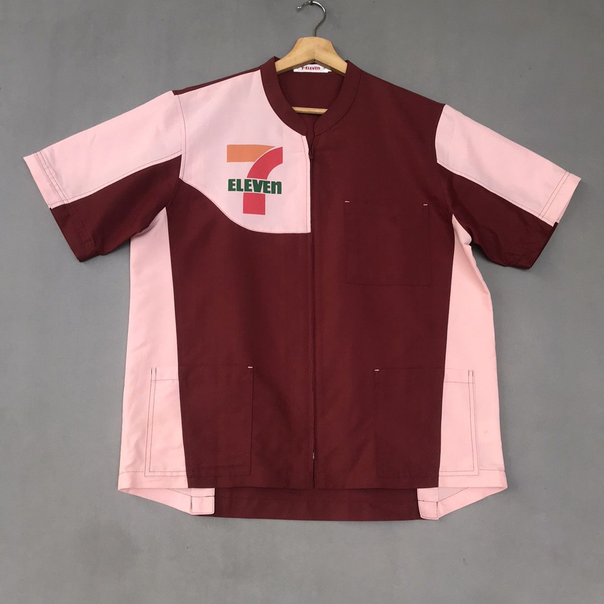 Japanese Brand × Vintage 🔥90's Vintage 7 ELEVEN Uniform Workwear Zipper Jacket Size US M / EU 48-50 / 2 - 1 Thumbnail