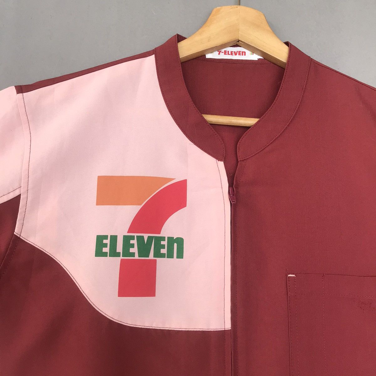 Japanese Brand × Vintage 🔥90's Vintage 7 ELEVEN Uniform Workwear Zipper Jacket Size US M / EU 48-50 / 2 - 2 Thumbnail