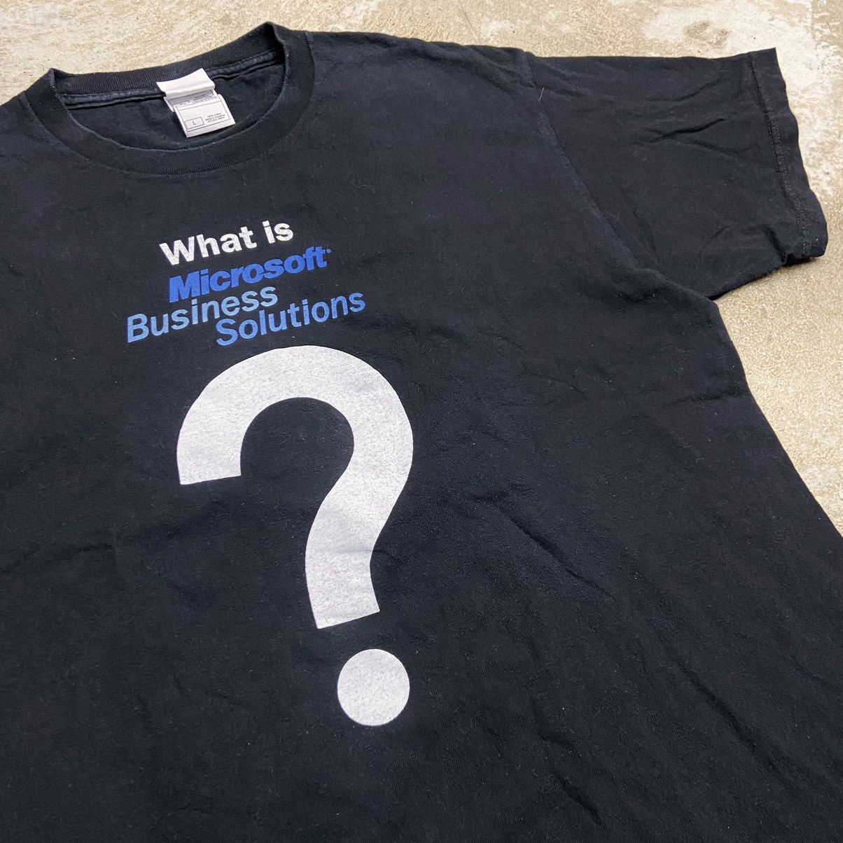 Apple MICROSOFT BUSSINES SOLUTIONS early 2000s RARE TEE - 811 Size US L / EU 52-54 / 3 - 2 Thumbnail
