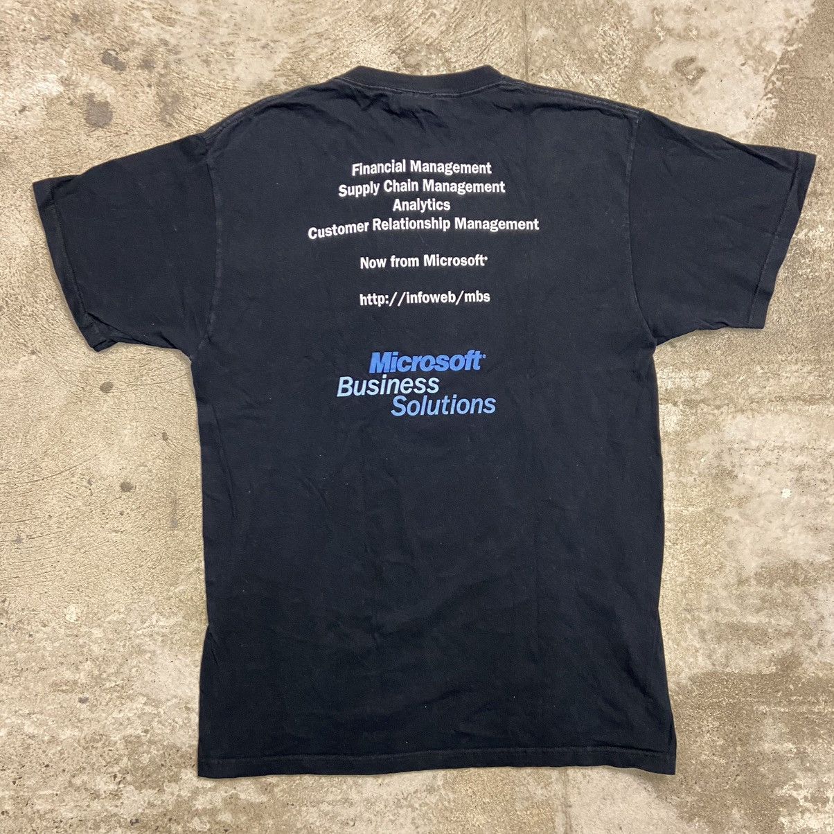 Apple MICROSOFT BUSSINES SOLUTIONS early 2000s RARE TEE - 811 Size US L / EU 52-54 / 3 - 4 Thumbnail