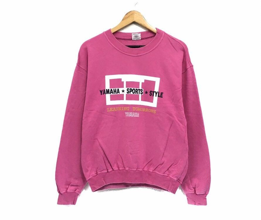 Yamaha Crewneck Sweatshirt Big Logo Spell Out Pullover