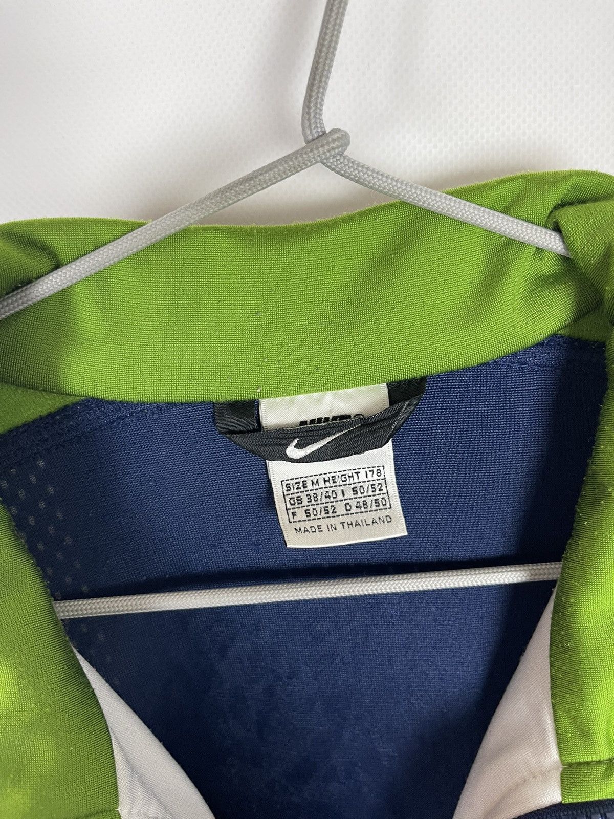 Nike Nike vintage 90s big logo swoosh track top jacket Size US M / EU 48-50 / 2 - 8 Thumbnail
