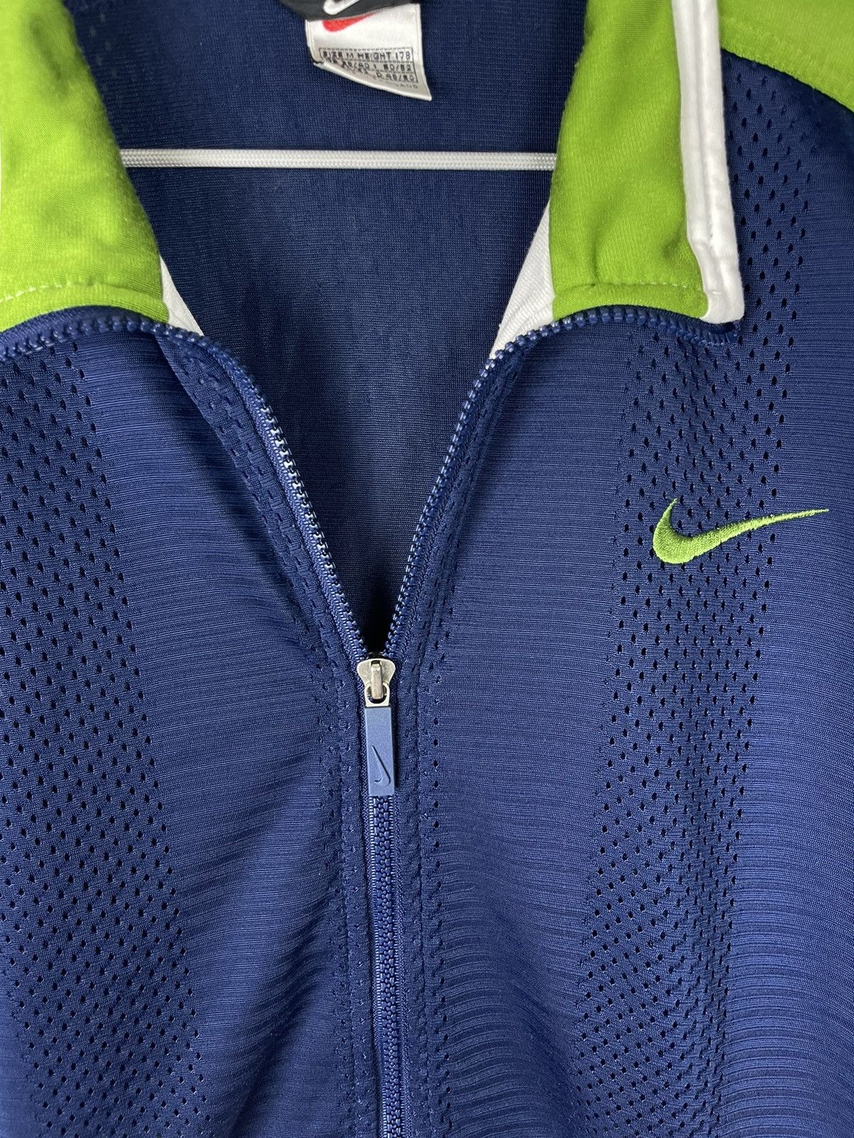 Nike Nike vintage 90s big logo swoosh track top jacket Size US M / EU 48-50 / 2 - 7 Thumbnail