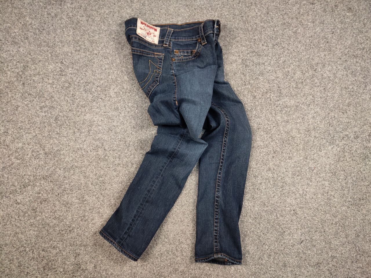 True Religion Vintage 90's True Religion Made in USA Blue Denim Jeans Size US 30 / EU 46 - 15 Thumbnail