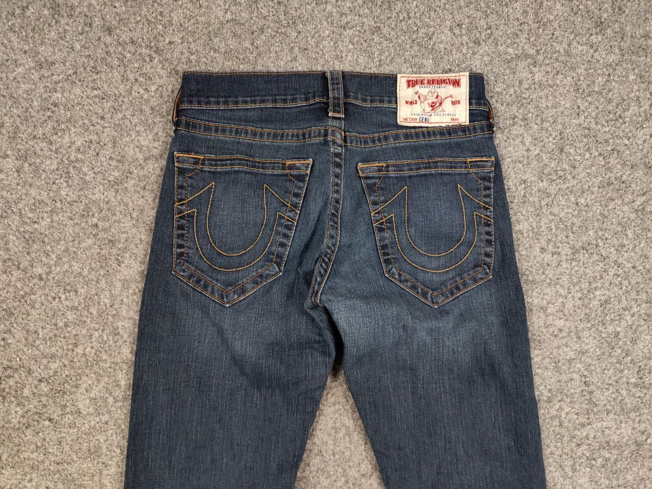 True Religion Vintage 90's True Religion Made in USA Blue Denim Jeans Size US 30 / EU 46 - 14 Thumbnail