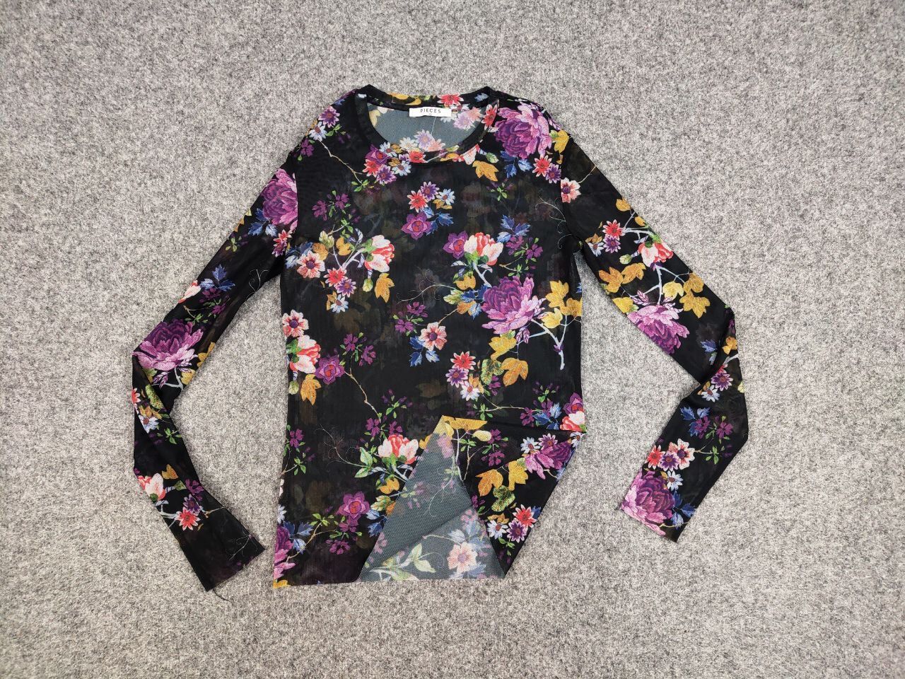 Japanese Brand Vintage Mesh Long Sleeve Motive Flowers Jean Paul Gaultier Size US XS / EU 42 / 0 - 15 Thumbnail