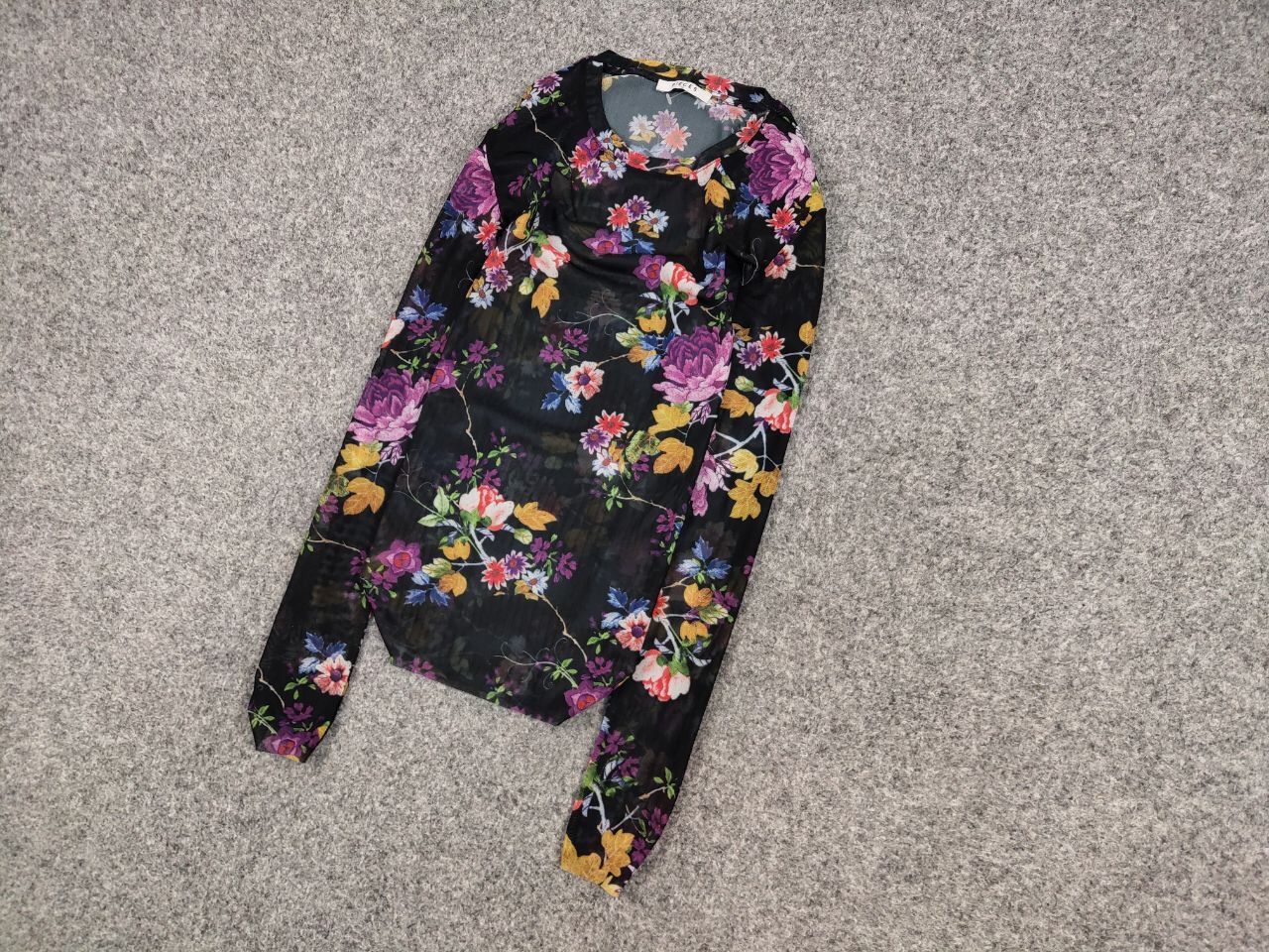 Japanese Brand Vintage Mesh Long Sleeve Motive Flowers Jean Paul Gaultier Size US XS / EU 42 / 0 - 3 Thumbnail