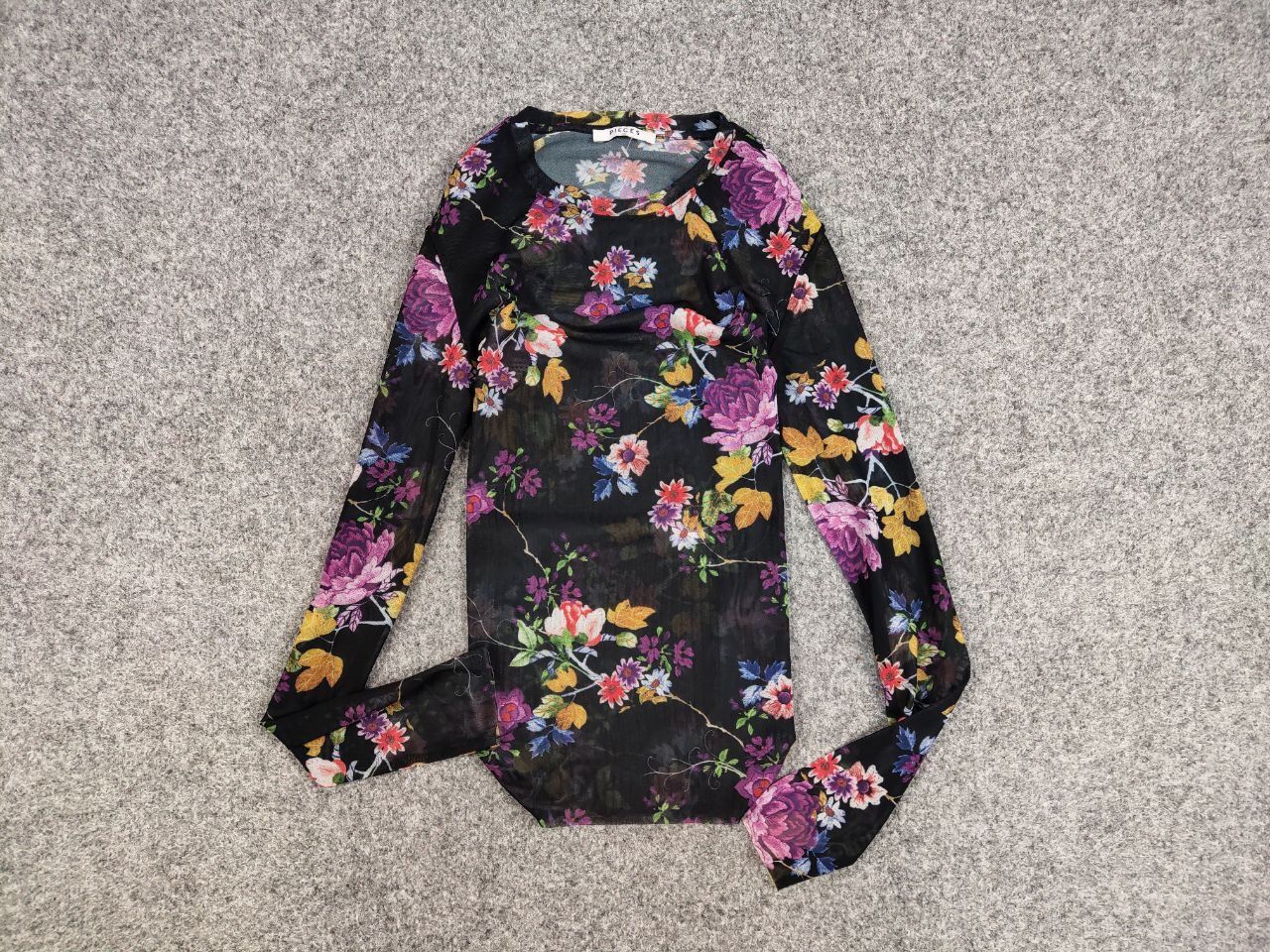 Japanese Brand Vintage Mesh Long Sleeve Motive Flowers Jean Paul Gaultier Size US XS / EU 42 / 0 - 14 Thumbnail