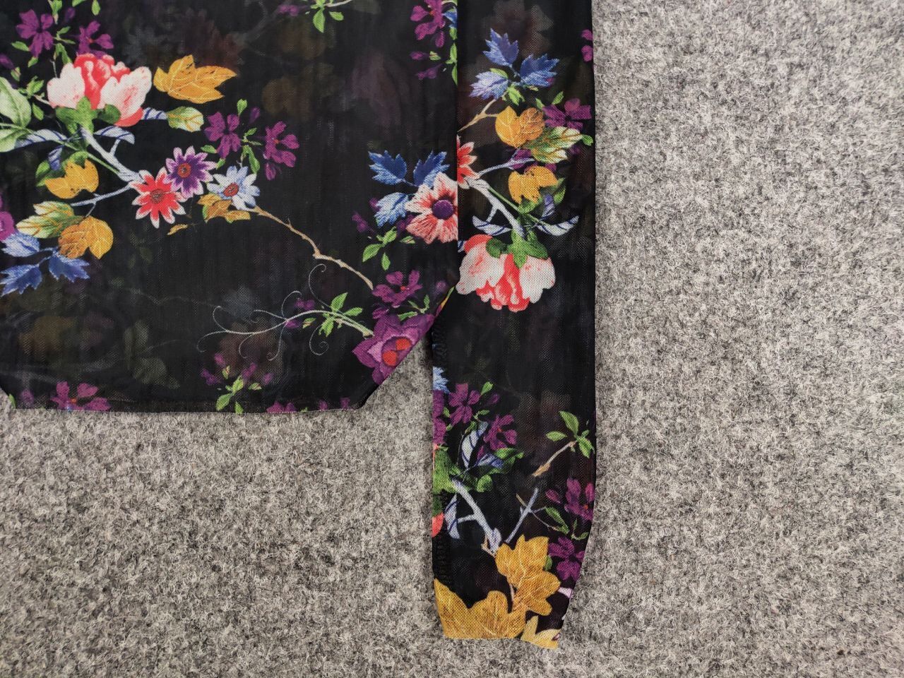 Japanese Brand Vintage Mesh Long Sleeve Motive Flowers Jean Paul Gaultier Size US XS / EU 42 / 0 - 10 Thumbnail
