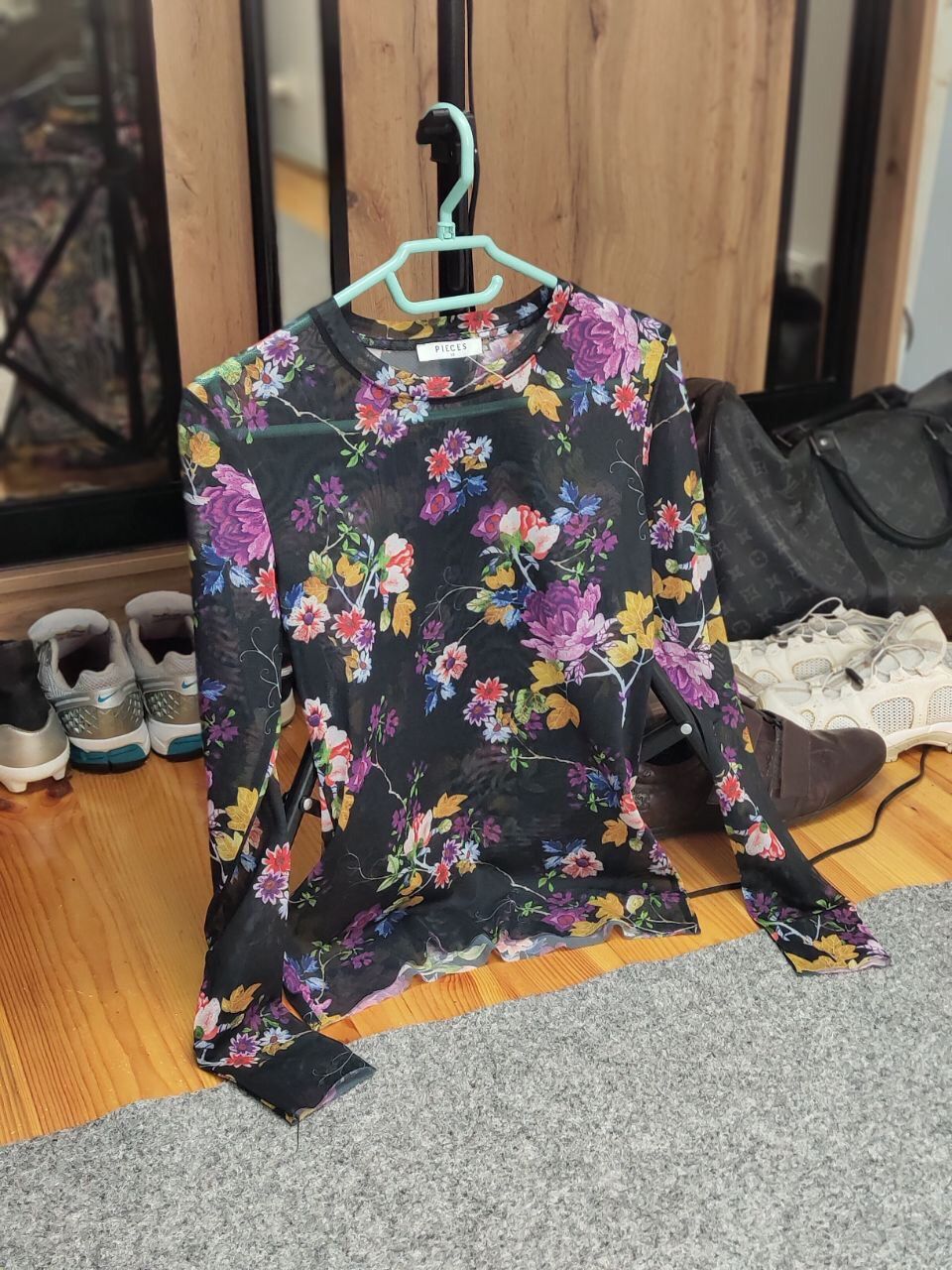 Japanese Brand Vintage Mesh Long Sleeve Motive Flowers Jean Paul Gaultier Size US XS / EU 42 / 0 - 21 Thumbnail