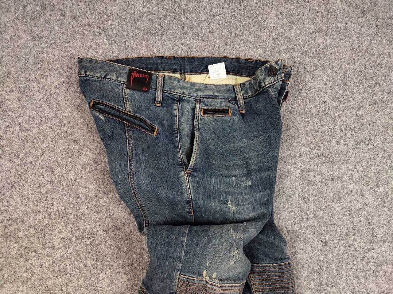 Takeshy Kurosawa Vintage Takeshy Kurosawa Japan Slim Denim Biker Jeans Size US 32 / EU 48 - 18 Thumbnail
