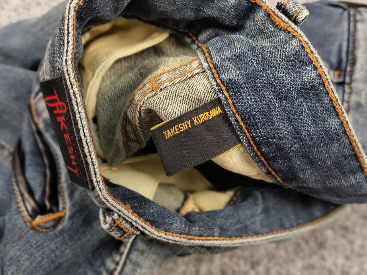 Takeshy Kurosawa Vintage Takeshy Kurosawa Japan Slim Denim Biker Jeans Size US 32 / EU 48 - 20 Thumbnail