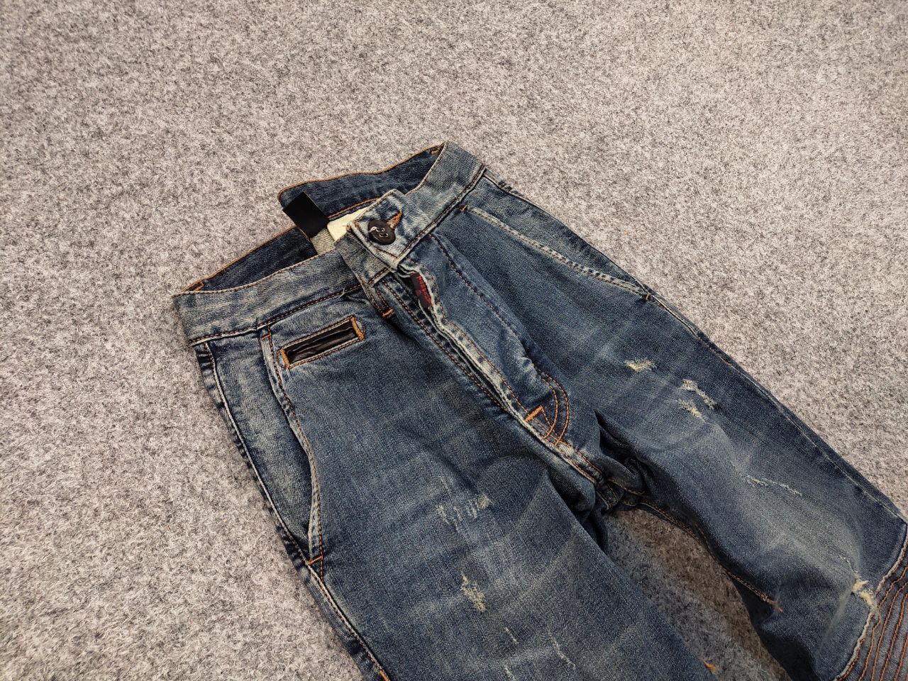 Takeshy Kurosawa Vintage Takeshy Kurosawa Japan Slim Denim Biker Jeans Size US 32 / EU 48 - 11 Thumbnail