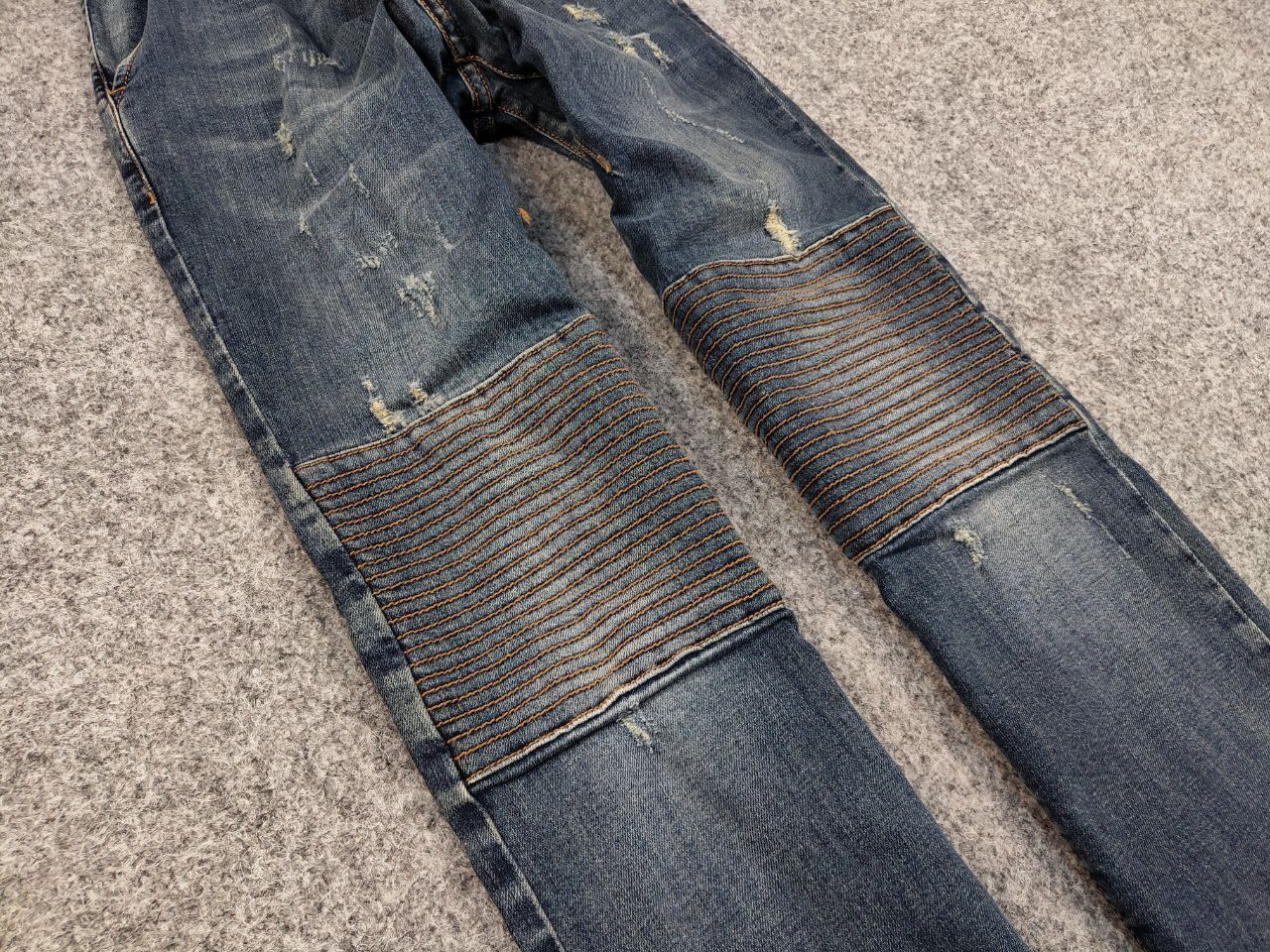 Takeshy Kurosawa Vintage Takeshy Kurosawa Japan Slim Denim Biker Jeans Size US 32 / EU 48 - 8 Thumbnail