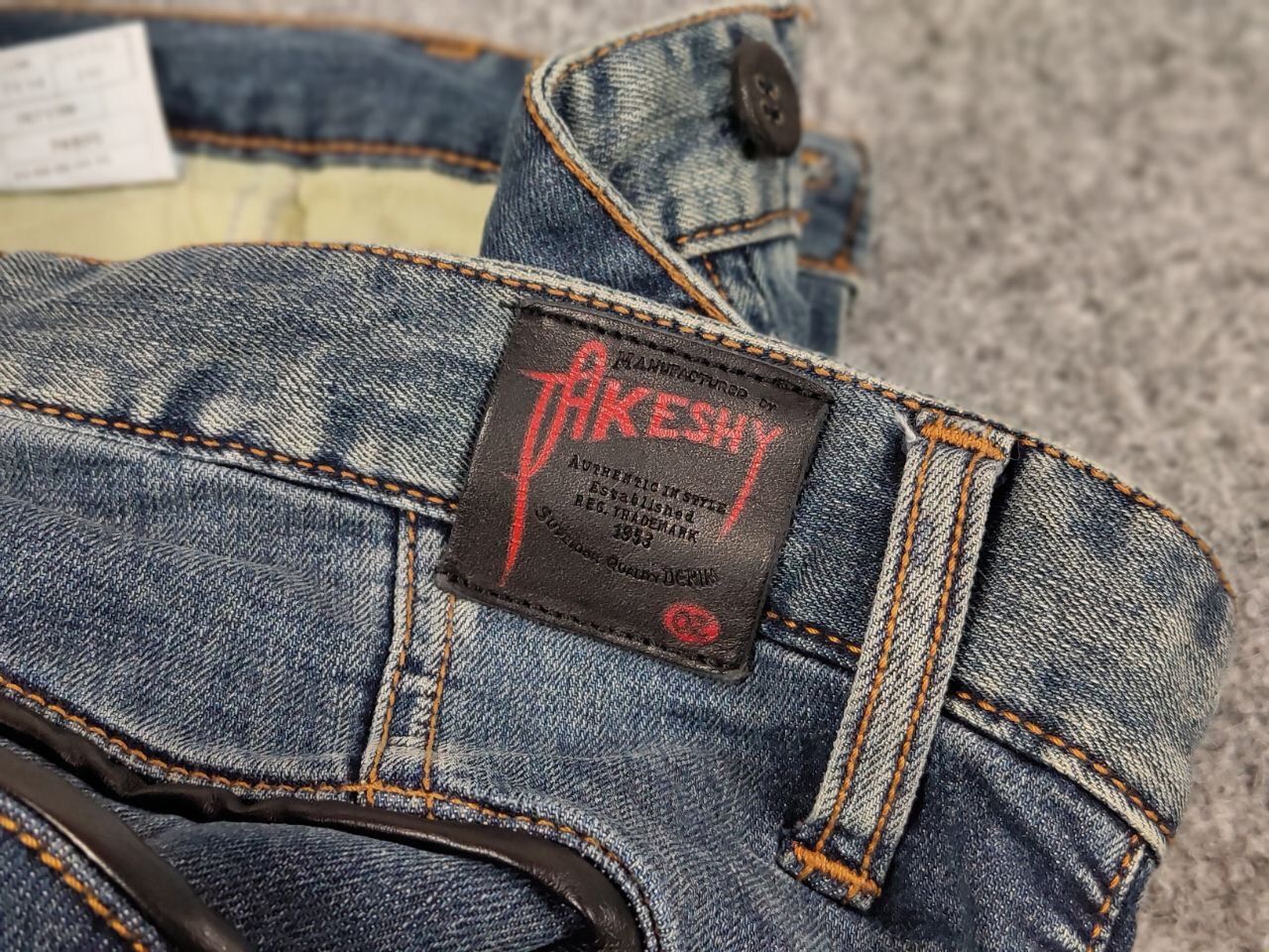 Takeshy Kurosawa Vintage Takeshy Kurosawa Japan Slim Denim Biker Jeans Size US 32 / EU 48 - 19 Thumbnail