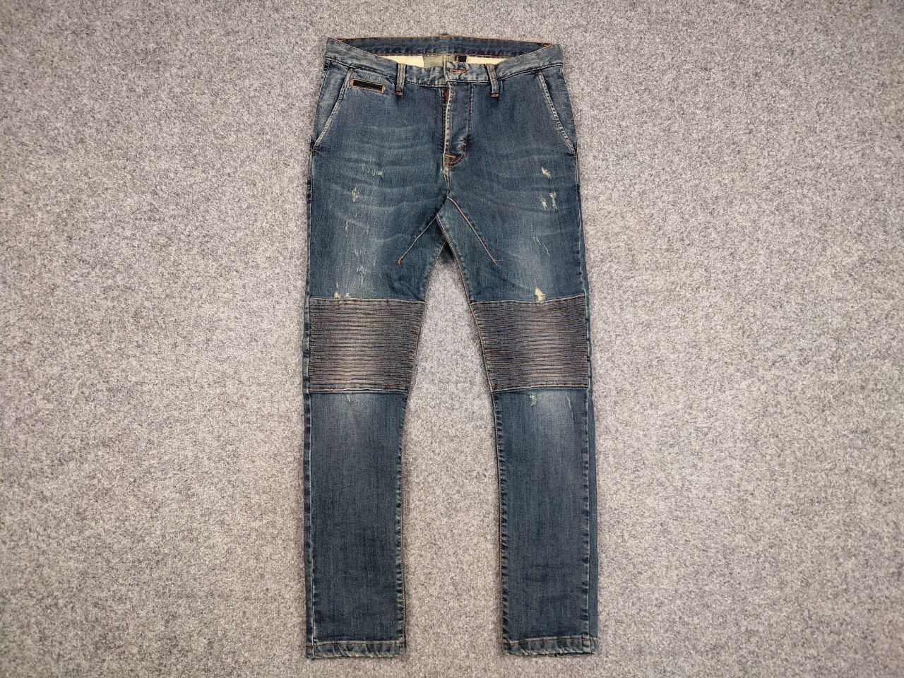 Takeshy Kurosawa Vintage Takeshy Kurosawa Japan Slim Denim Biker Jeans Size US 32 / EU 48 - 16 Thumbnail