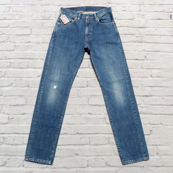 Jean Levi's Vintage Clothing 505 - Taille W34 L34 - Selvedge Big E - Modèle Valencia 555