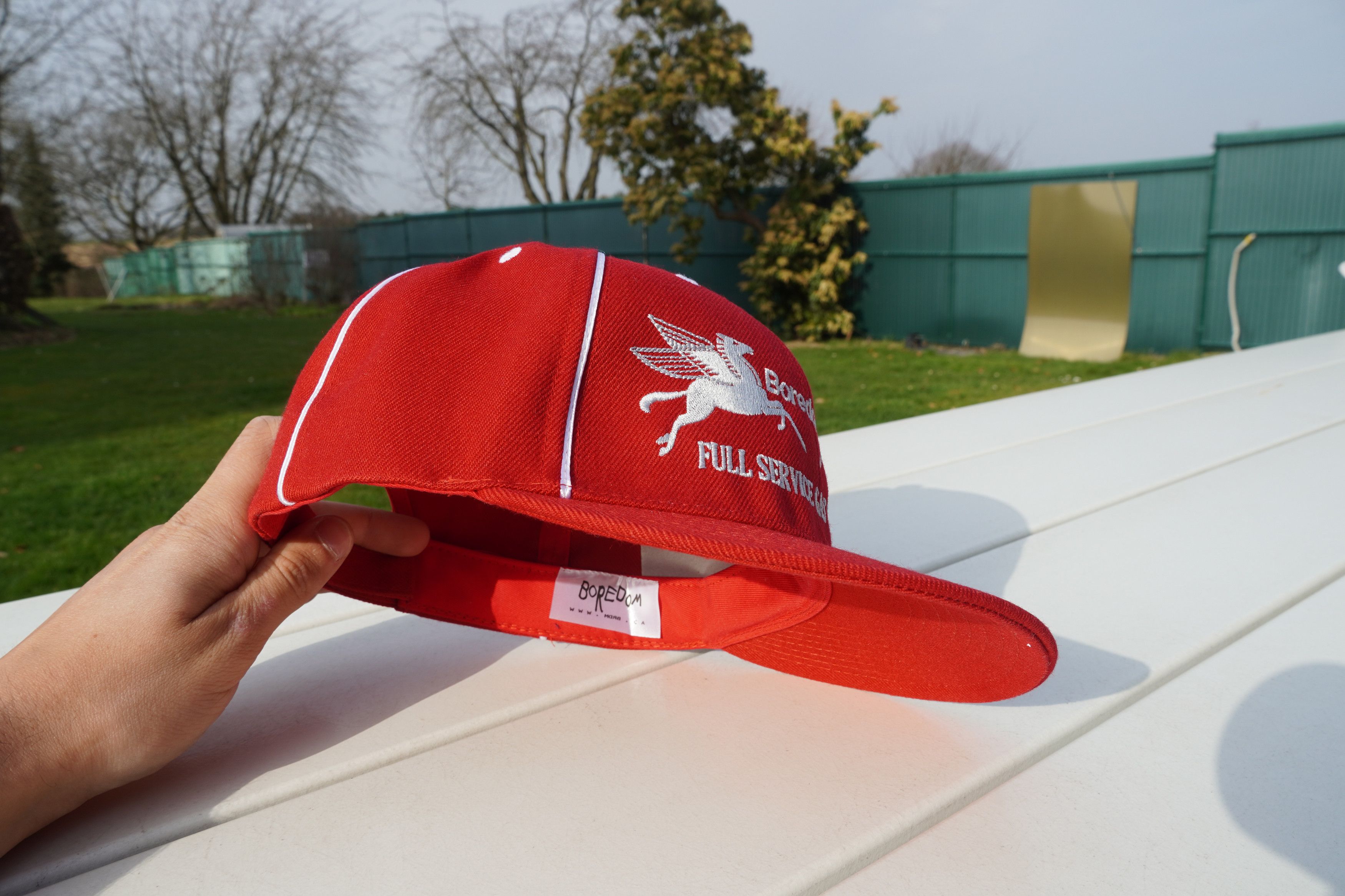 Other RED Boredom Pegasus 🐎(brdm®️) Baseball Cap Size ONE SIZE - 11 Thumbnail
