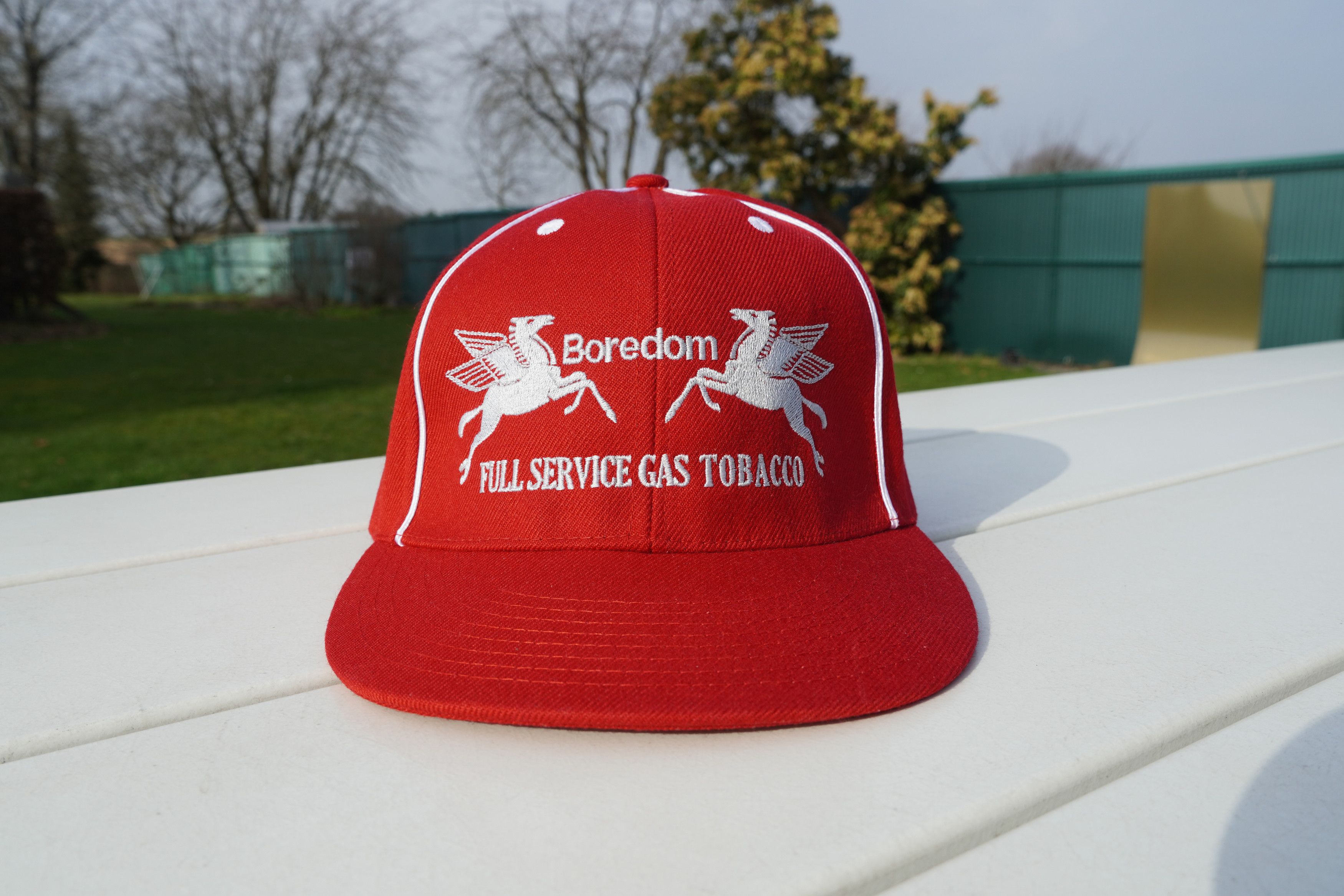 Other RED Boredom Pegasus 🐎(brdm®️) Baseball Cap Size ONE SIZE - 2 Thumbnail
