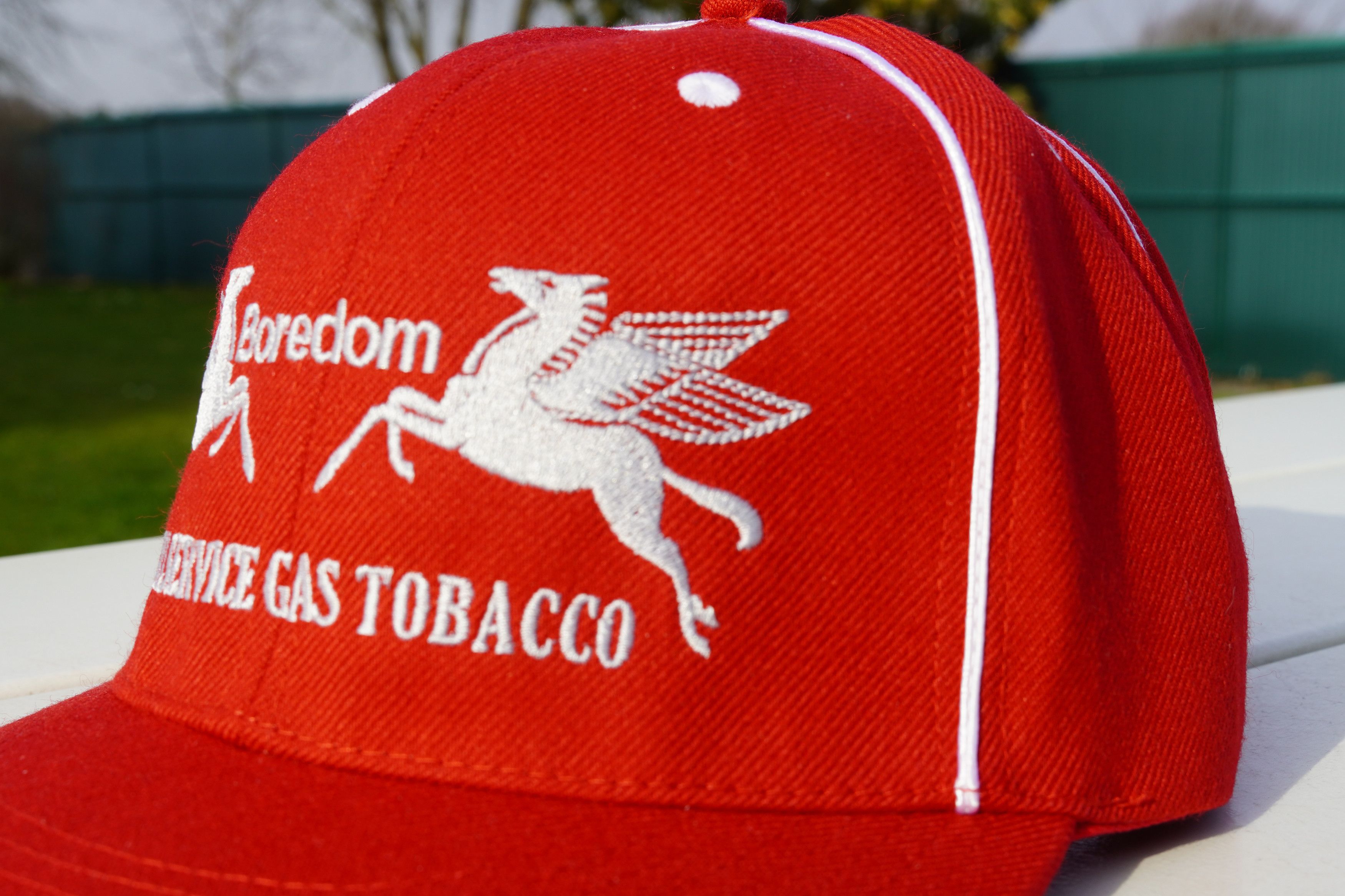 Other RED Boredom Pegasus 🐎(brdm®️) Baseball Cap Size ONE SIZE - 5 Thumbnail