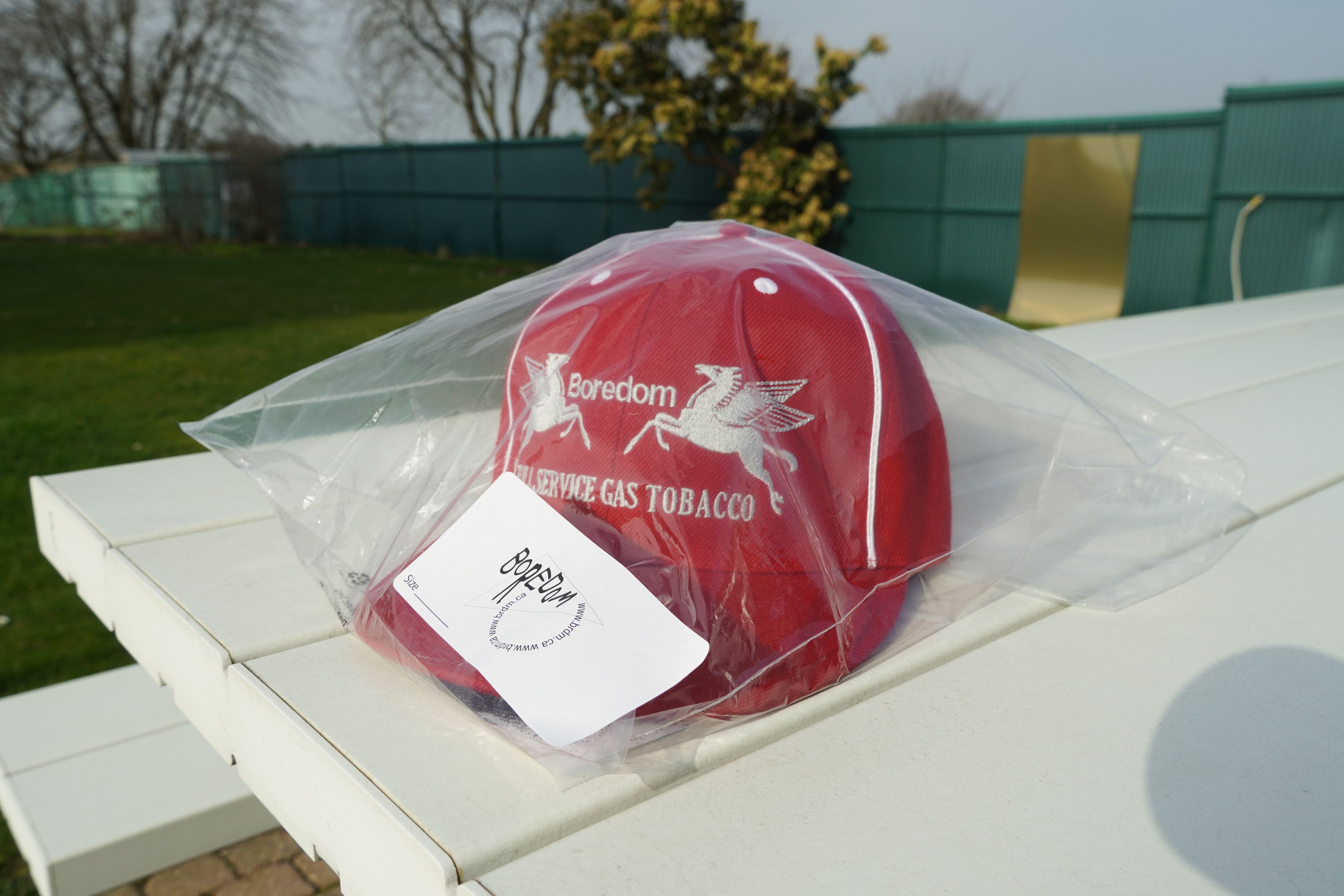 Other RED Boredom Pegasus 🐎(brdm®️) Baseball Cap Size ONE SIZE - 3 Thumbnail