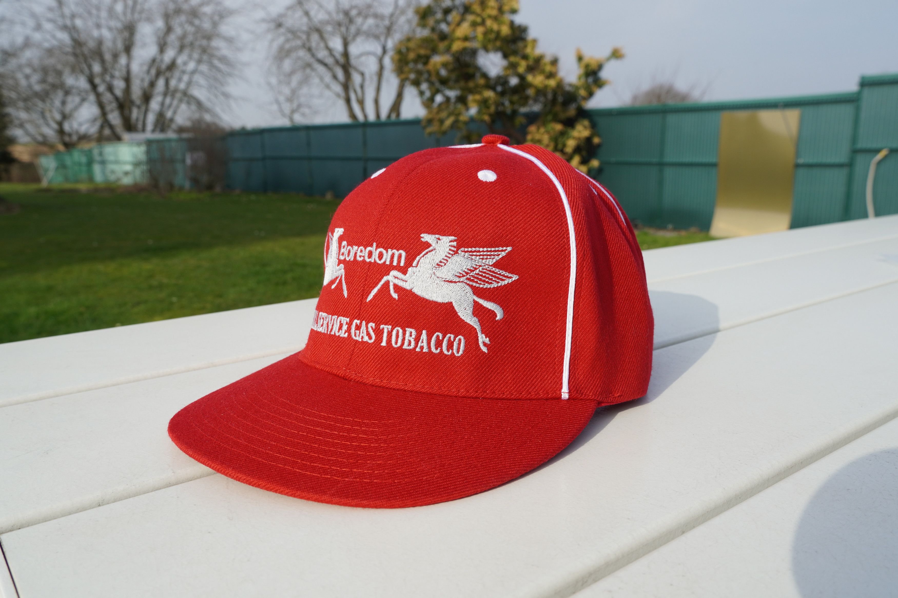 Other RED Boredom Pegasus 🐎(brdm®️) Baseball Cap Size ONE SIZE - 4 Thumbnail