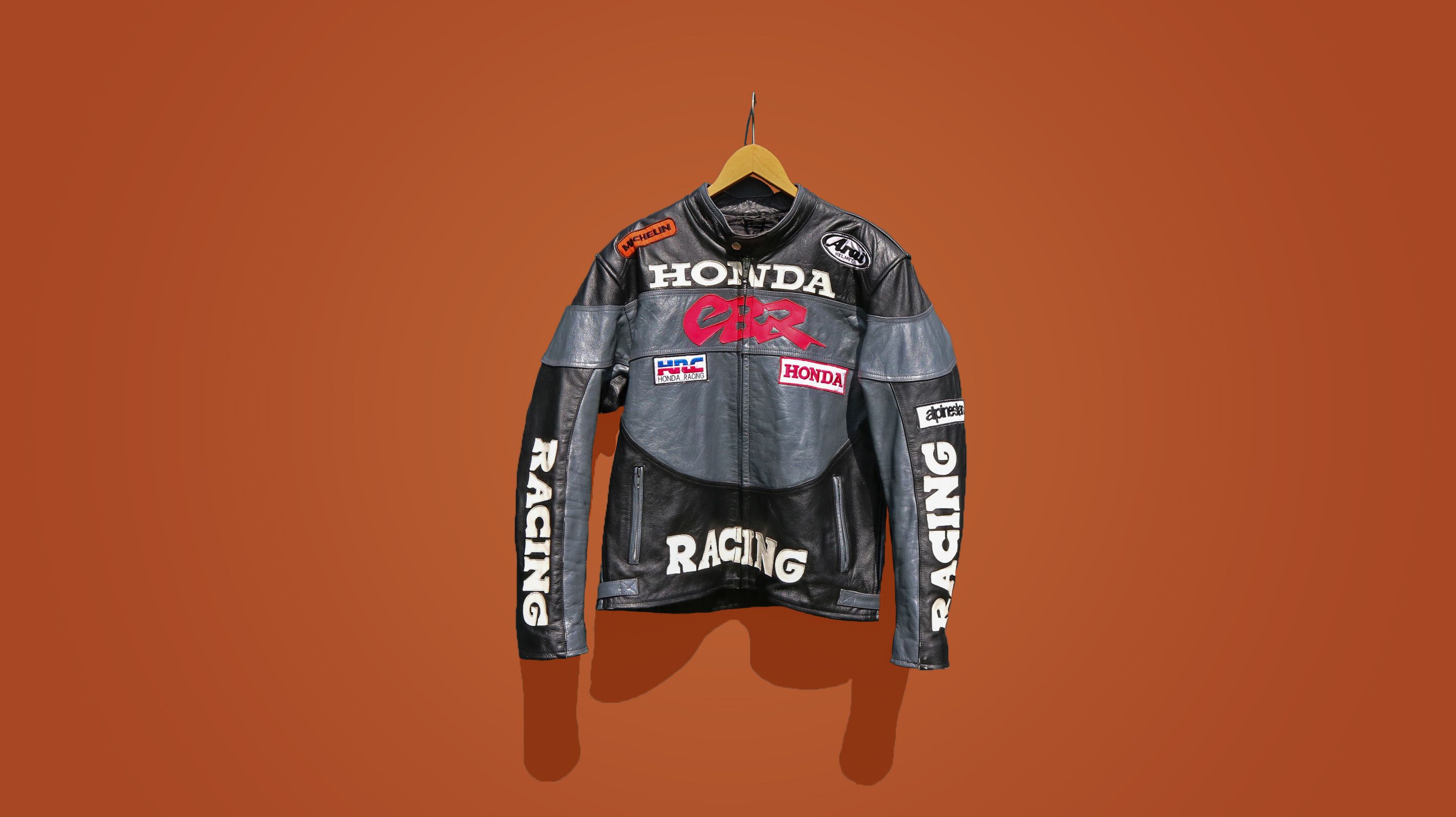 Honda HONDA Repsol Black CBR Leather Racing Jacket Grailed
