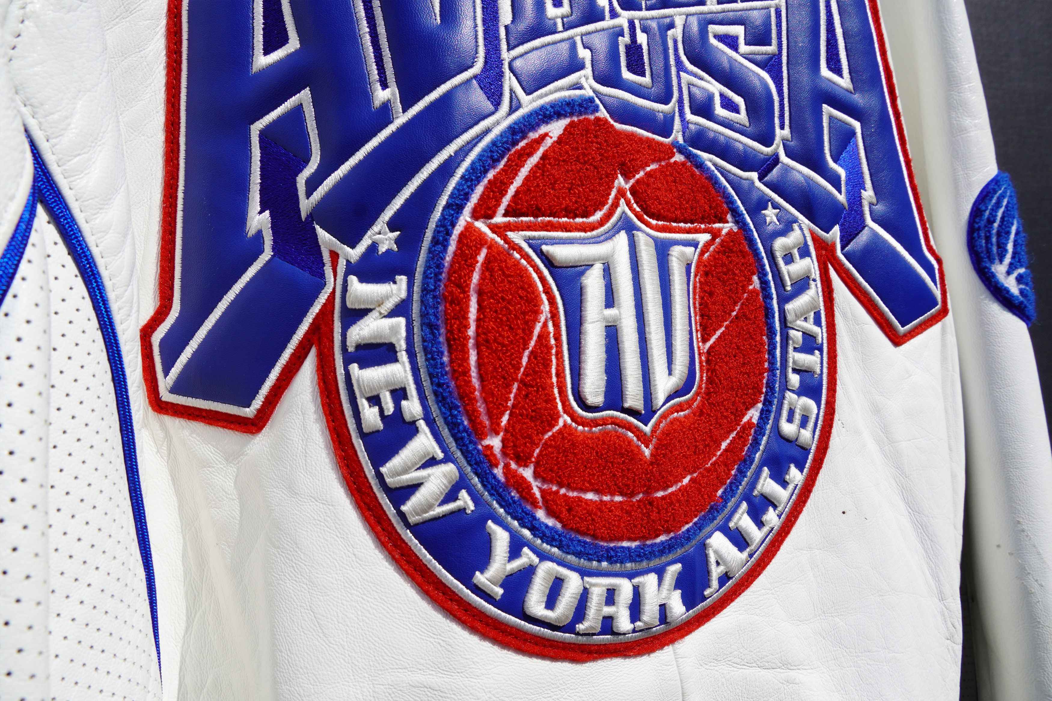 Avirex Avirex NY All Stars leather jacket 🏀 Size US L / EU 52-54 / 3 - 14 Thumbnail
