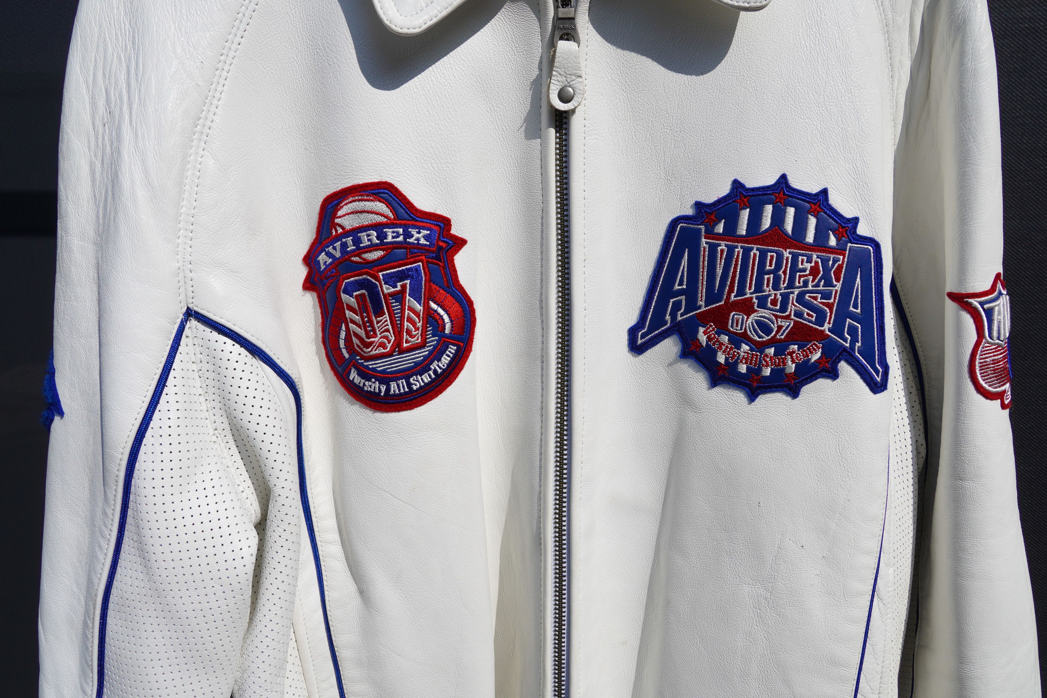 Avirex Avirex NY All Stars leather jacket 🏀 Size US L / EU 52-54 / 3 - 10 Thumbnail