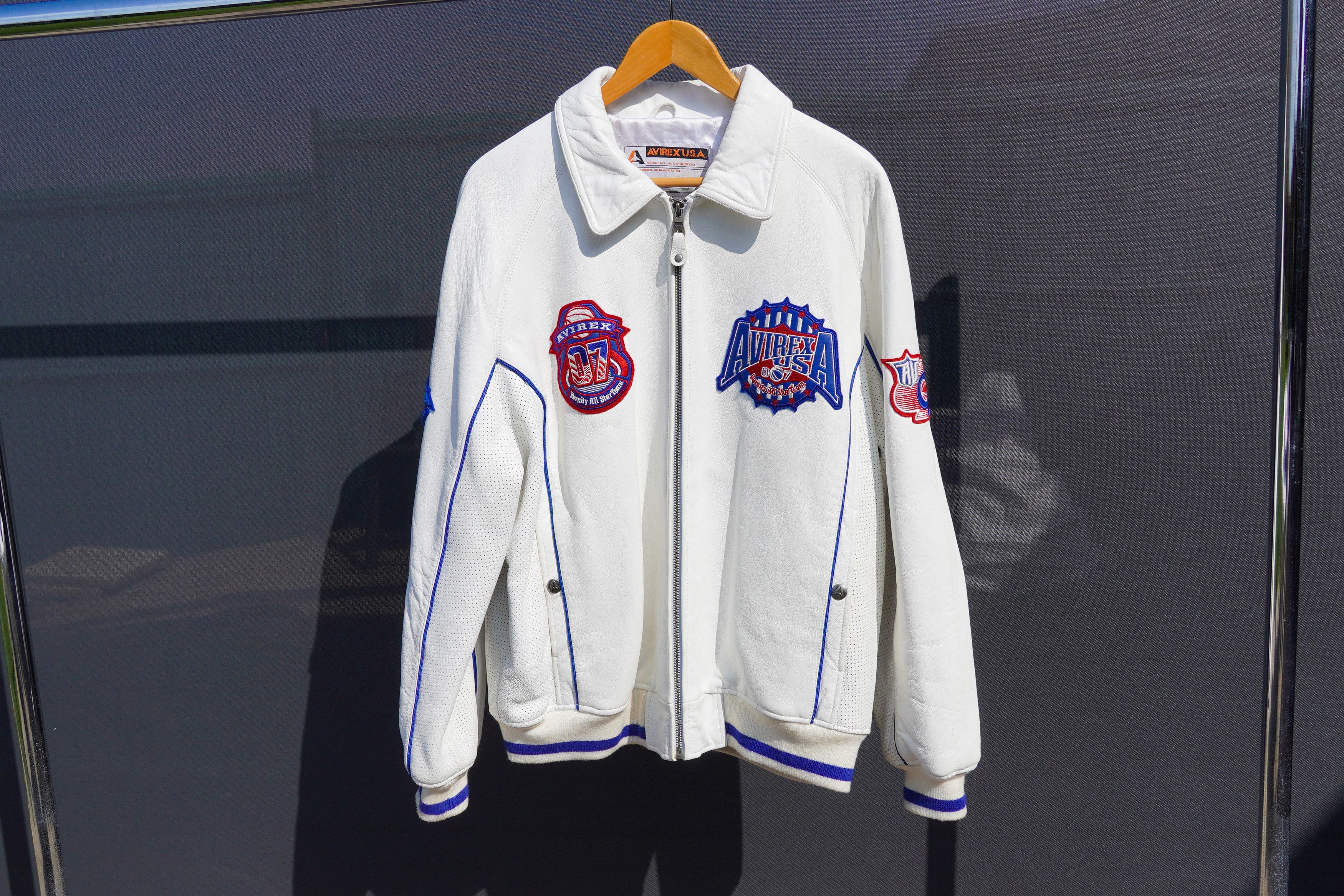 Avirex Avirex NY All Stars leather jacket 🏀 Size US L / EU 52-54 / 3 - 9 Thumbnail