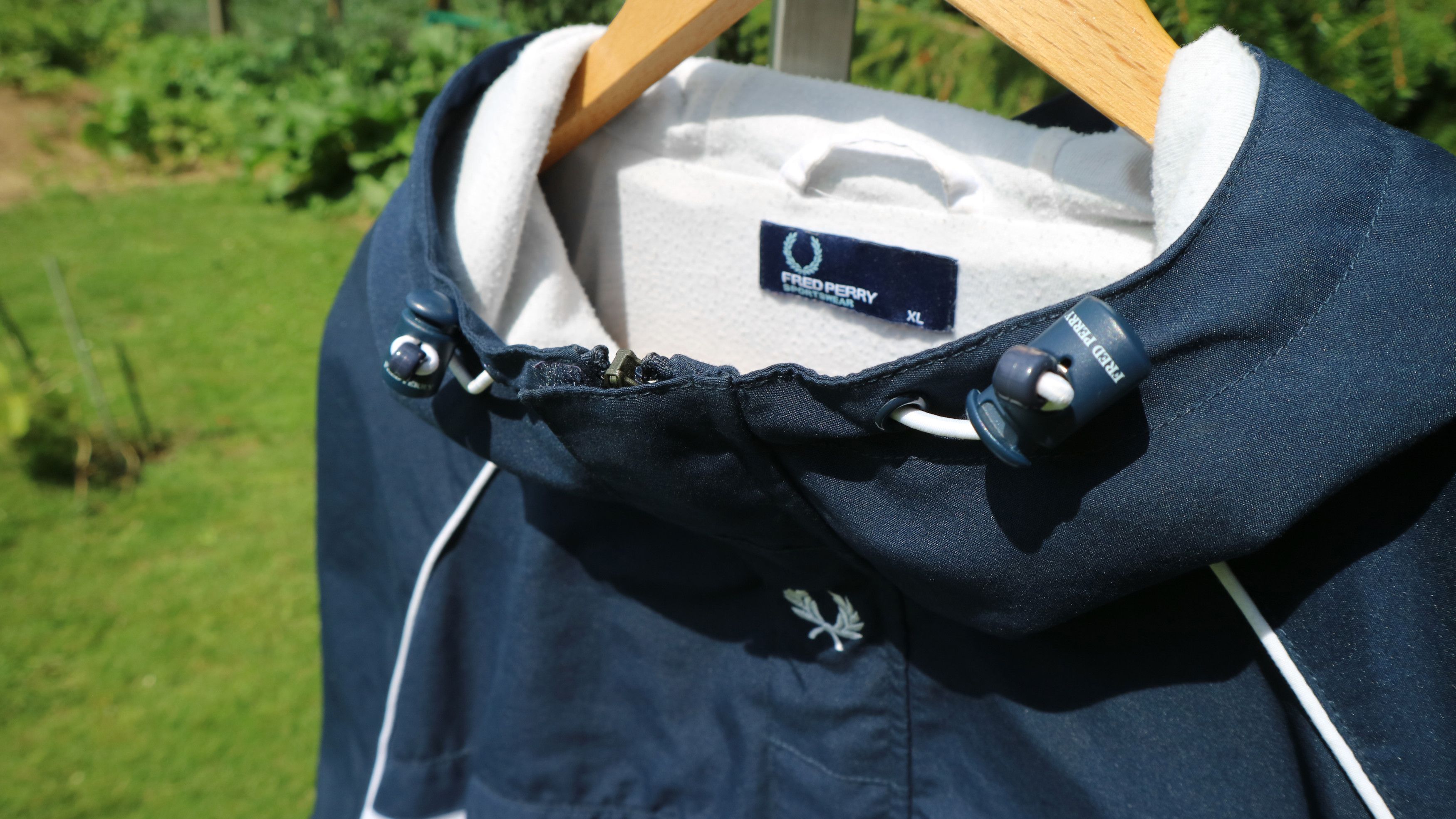 Fred Perry × Vintage 90'S FRED PERRY Logo windbreaker Size US XL / EU 56 / 4 - 11 Thumbnail