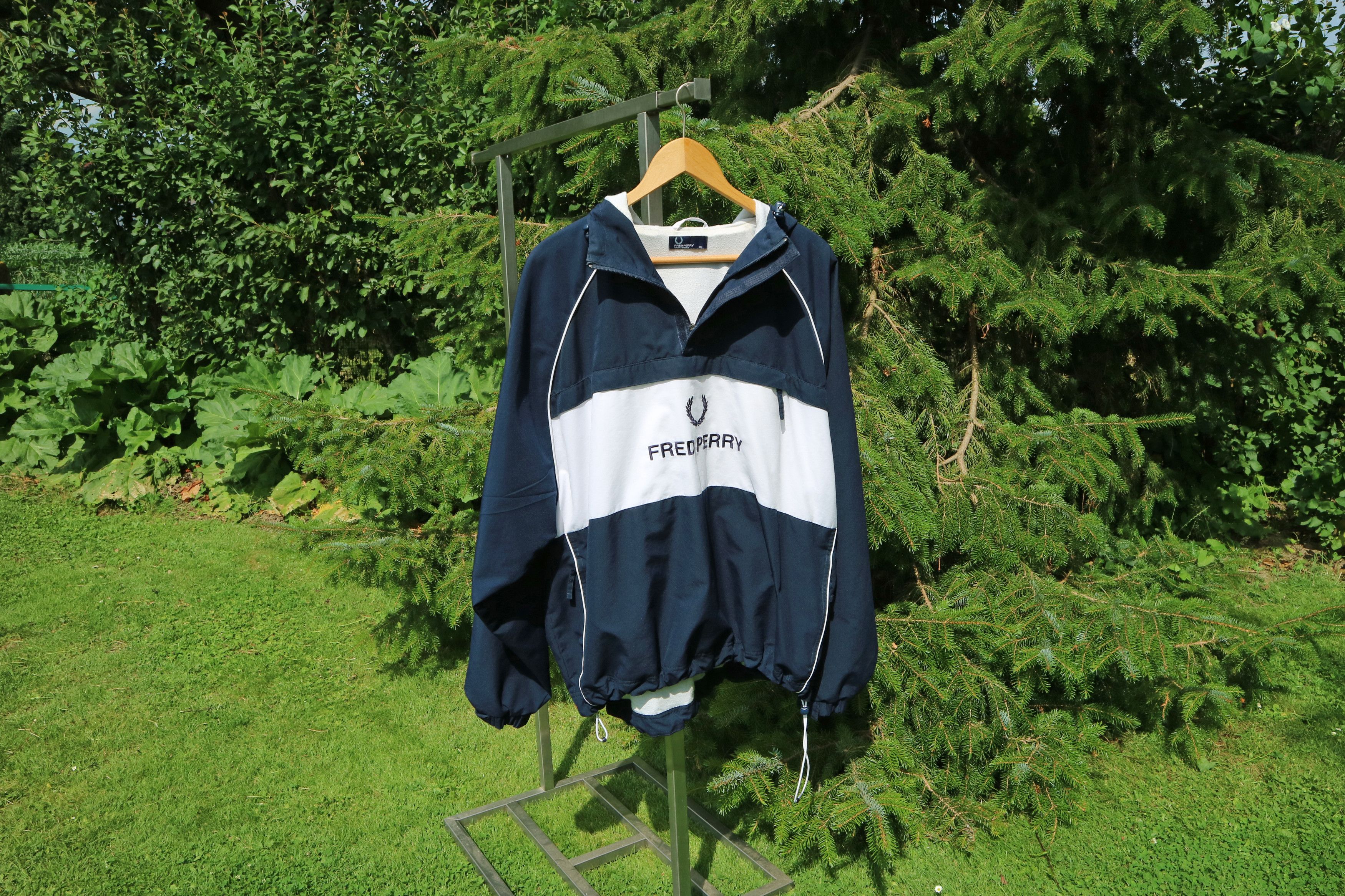 Fred Perry × Vintage 90'S FRED PERRY Logo windbreaker Size US XL / EU 56 / 4 - 3 Thumbnail