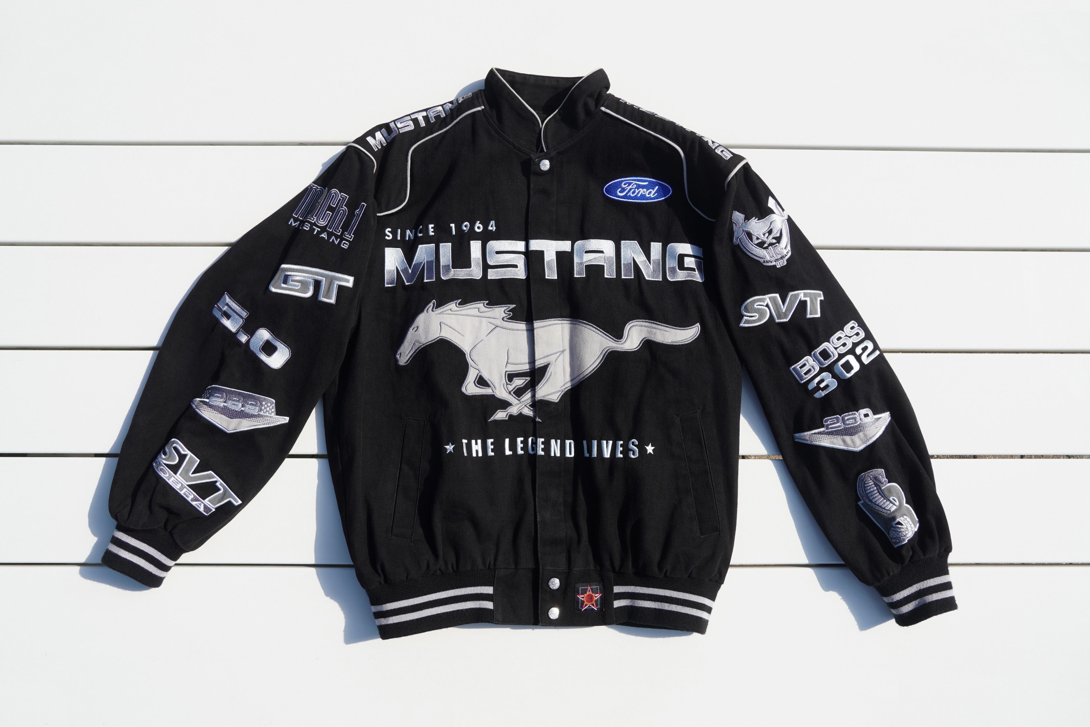 Mustang × NASCAR × Vintage NASCAR Mustang jacket 🐎🏎️ Size US M / EU 48-50 / 2 - 18 Thumbnail