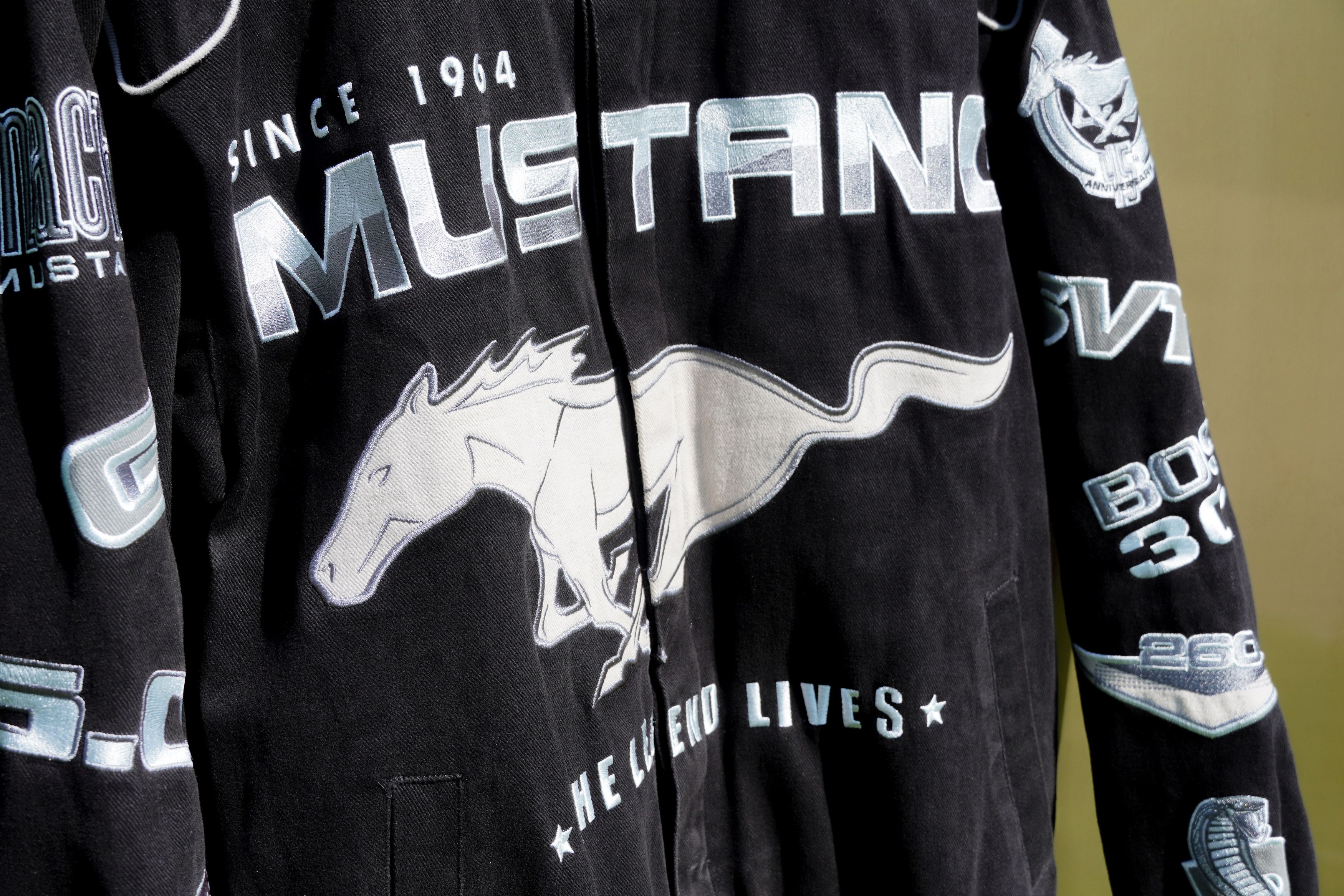 Mustang × NASCAR × Vintage NASCAR Mustang jacket 🐎🏎️ Size US M / EU 48-50 / 2 - 14 Thumbnail