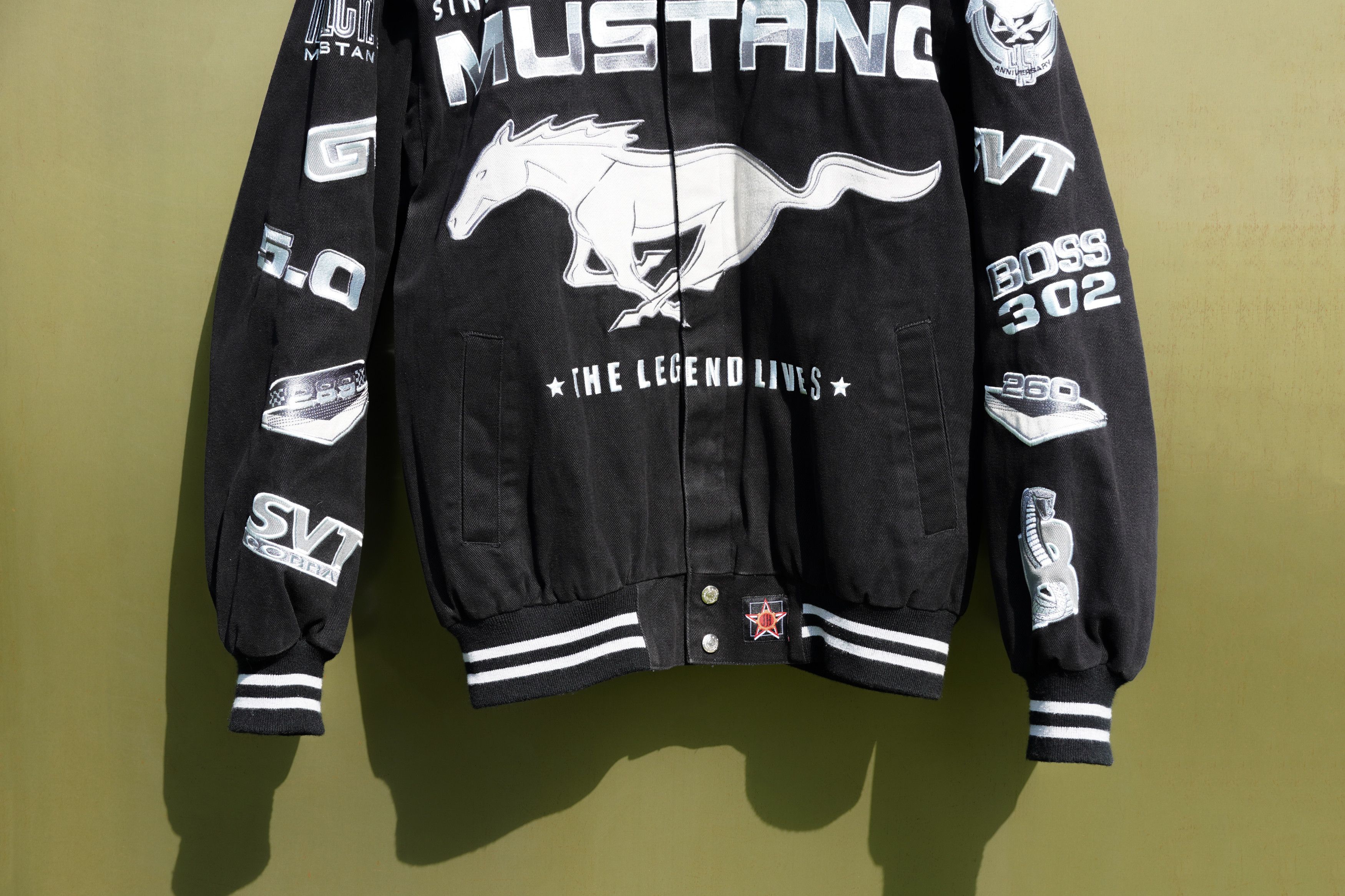 Mustang × NASCAR × Vintage NASCAR Mustang jacket 🐎🏎️ Size US M / EU 48-50 / 2 - 11 Thumbnail