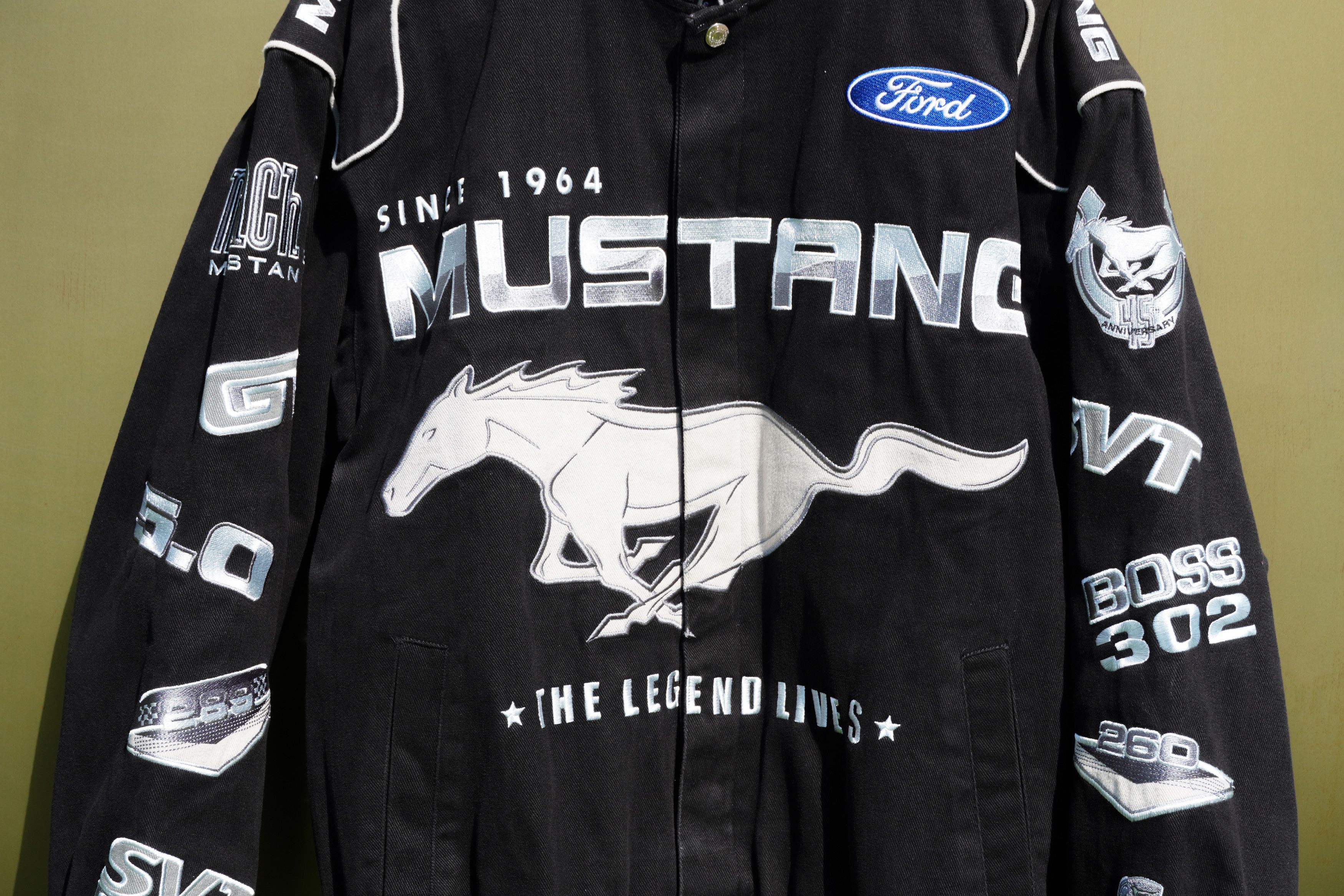 Mustang × NASCAR × Vintage NASCAR Mustang jacket 🐎🏎️ Size US M / EU 48-50 / 2 - 12 Thumbnail
