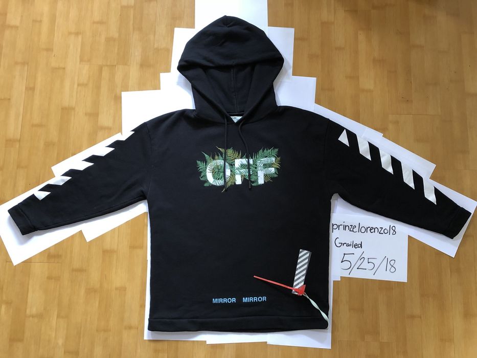 Off white fern outlet hoodie