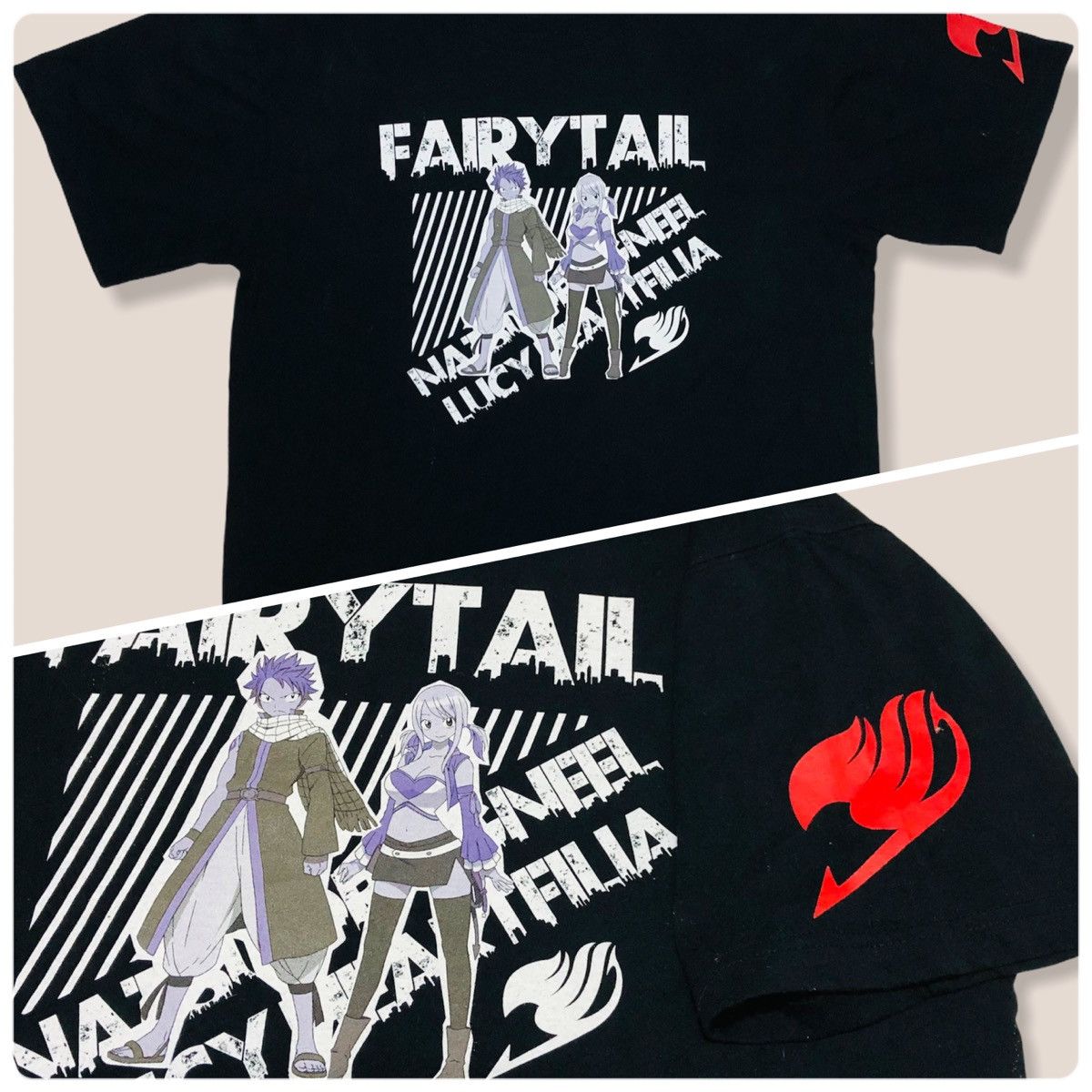 Anime × Cartoon Network × Japanese Brand Anime Fairy Tail Manga tee Size US L / EU 52-54 / 3 - 1 Thumbnail