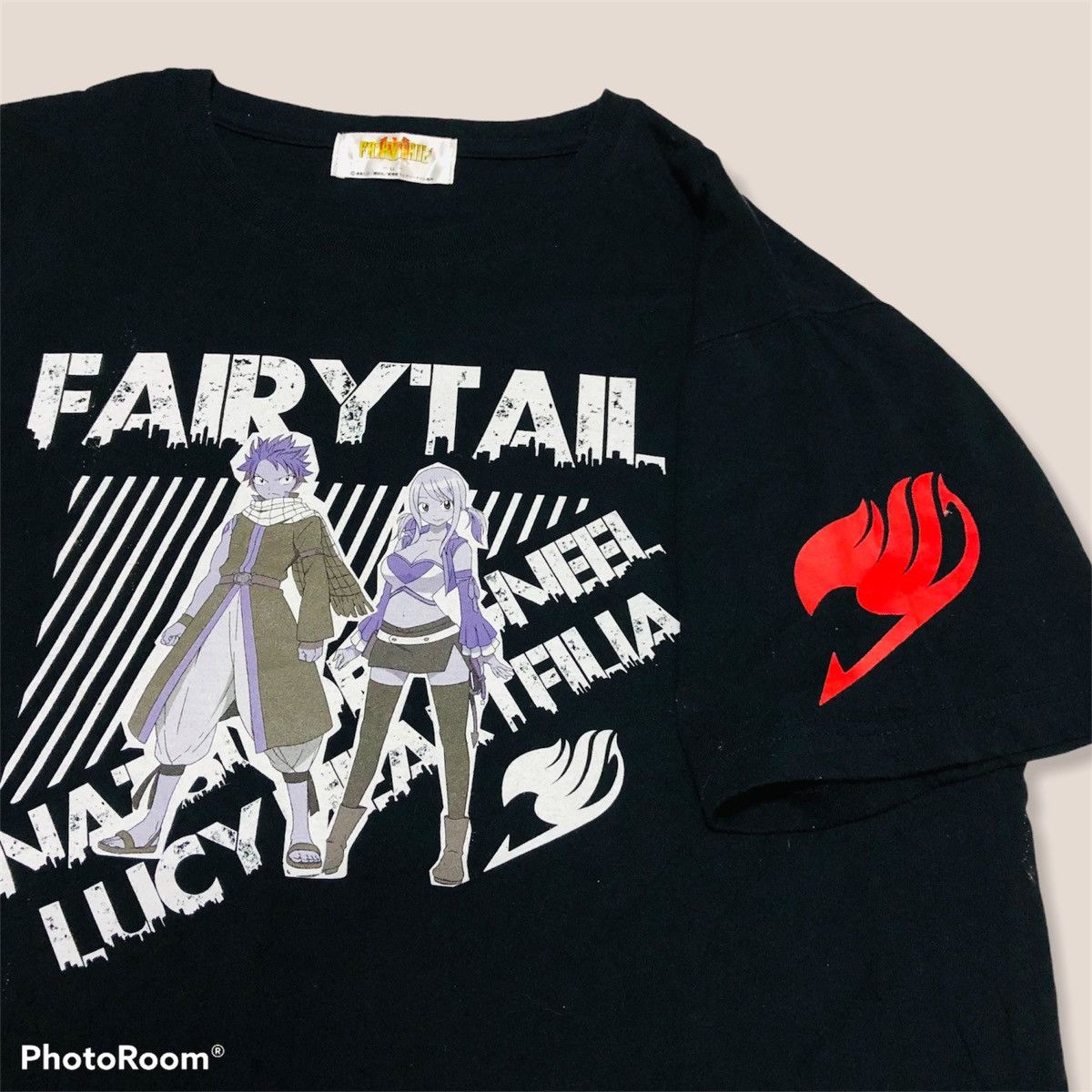 Anime × Cartoon Network × Japanese Brand Anime Fairy Tail Manga tee Size US L / EU 52-54 / 3 - 5 Thumbnail