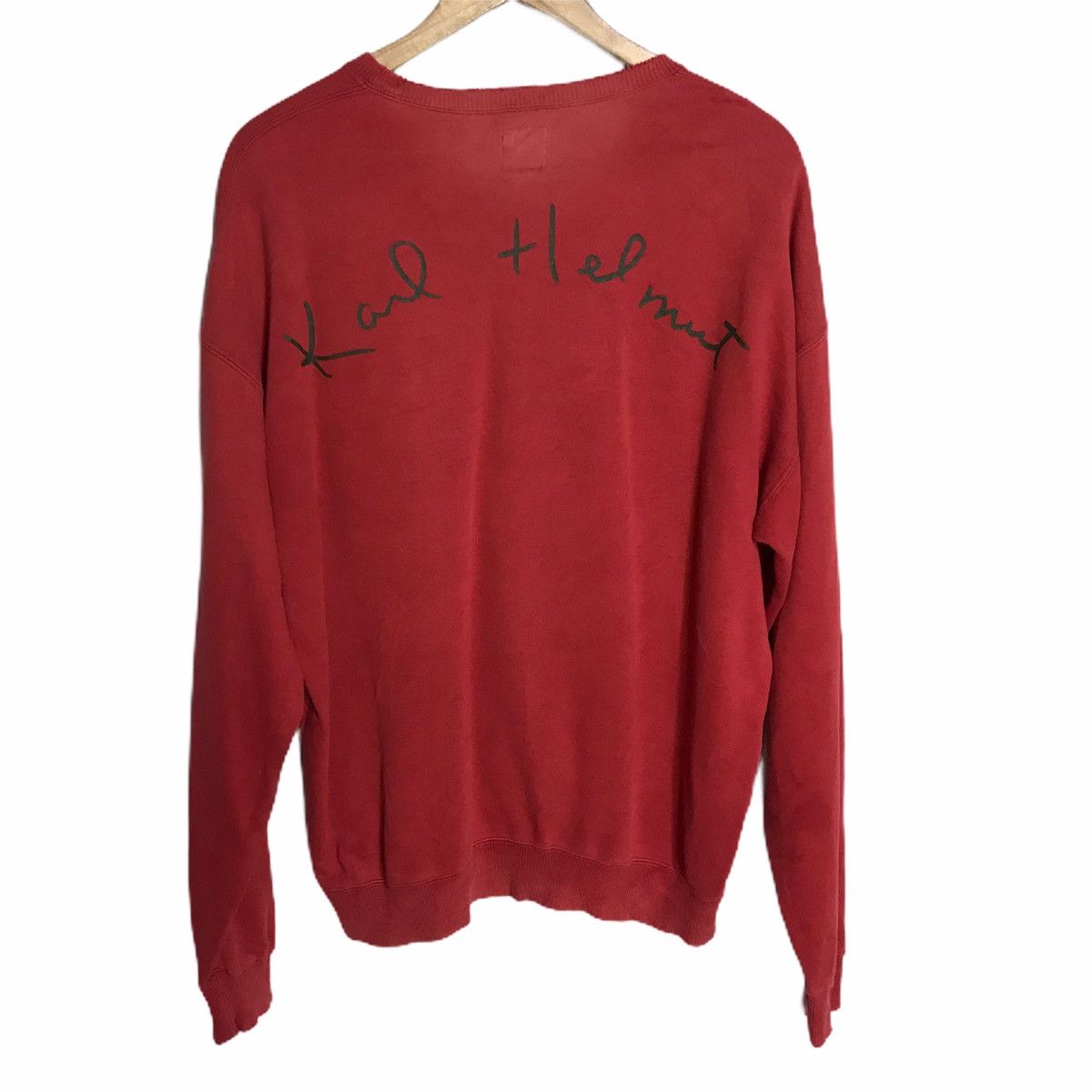 Karl Helmut Karl helmut big spellout crewneck sweatshirt Size US XL / EU 56 / 4 - 2 Thumbnail