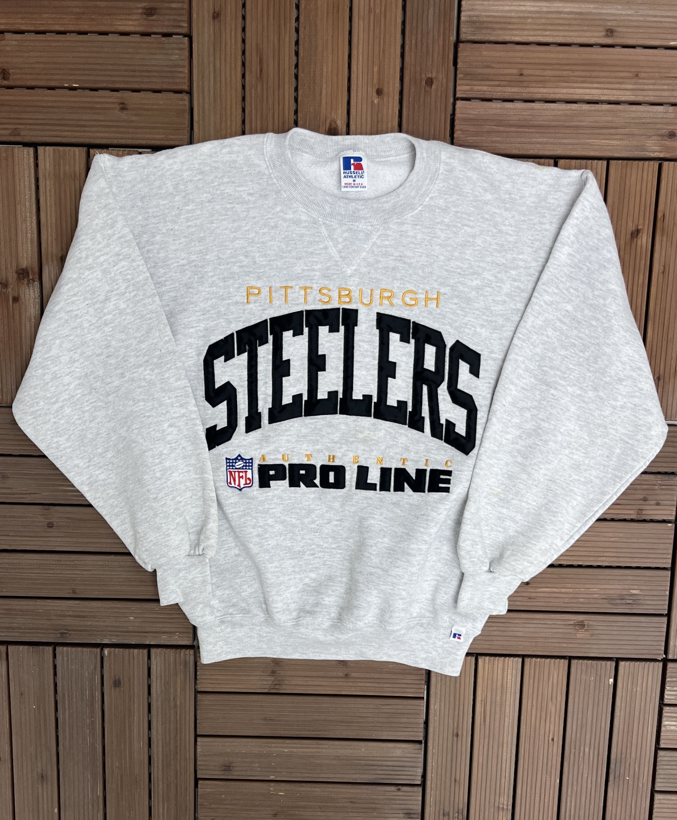 Russell Athletic × Vintage Pittsburgh Steelers Pro Line Vintage Crewneck Sweater Size US M / EU 48-50 / 2 - 1 Thumbnail