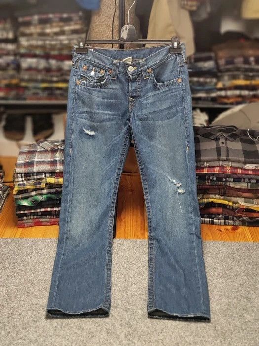 True Religion Vintage True Religion Distressed Denim Jeans Made In Usa Size US 28 / EU 44 - 10 Thumbnail