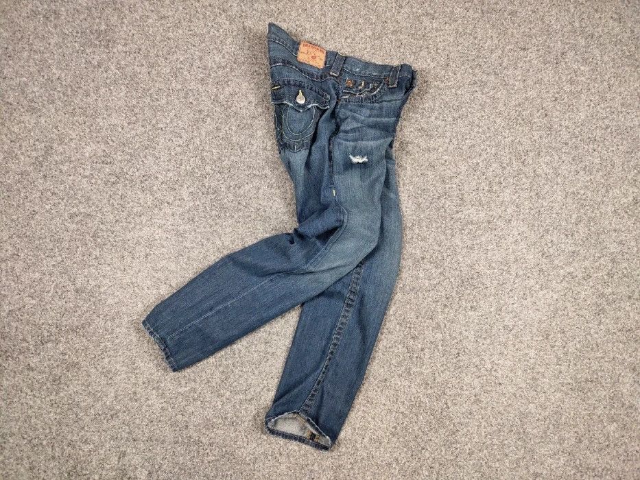 True Religion Vintage True Religion Distressed Denim Jeans Made In Usa Size US 28 / EU 44 - 5 Thumbnail