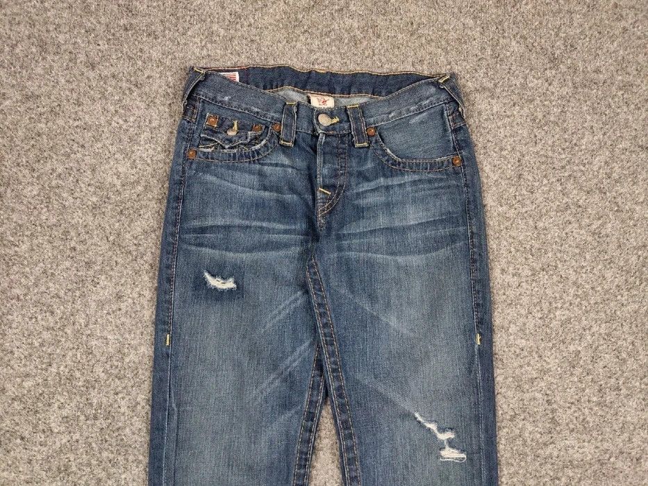 True Religion Vintage True Religion Distressed Denim Jeans Made In Usa Size US 28 / EU 44 - 3 Thumbnail
