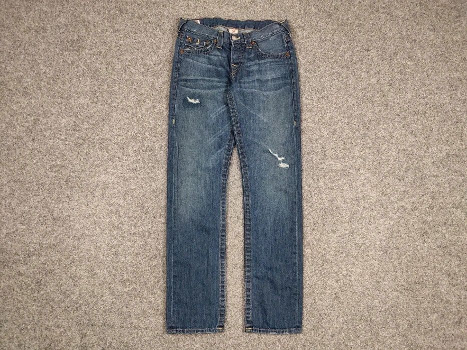 True Religion Vintage True Religion Distressed Denim Jeans Made In Usa Size US 28 / EU 44 - 1 Thumbnail