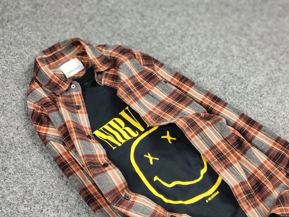 Flannel Vintage Samsoe Samsoe Flannel Shirt Travis Scott Style Size US M / EU 48-50 / 2 - 5 Thumbnail