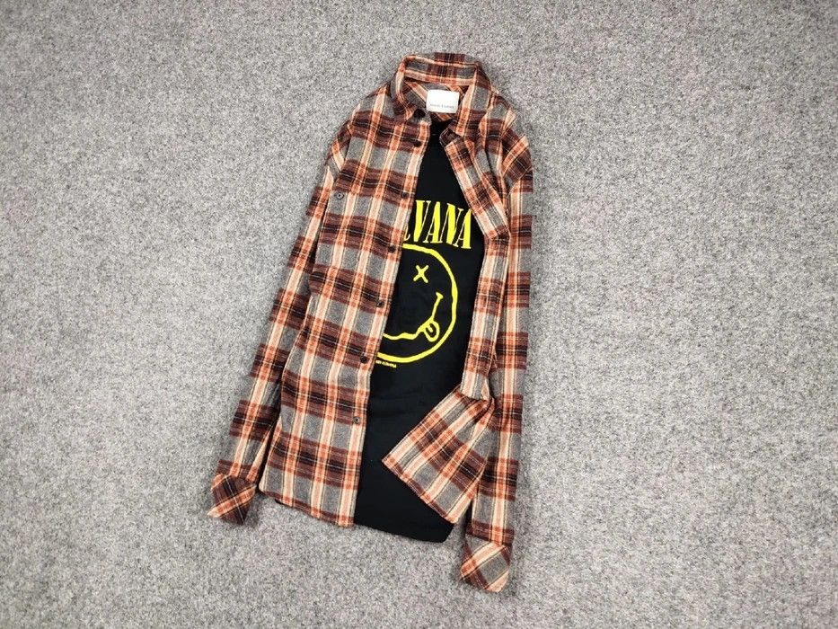 Flannel Vintage Samsoe Samsoe Flannel Shirt Travis Scott Style Size US M / EU 48-50 / 2 - 4 Thumbnail