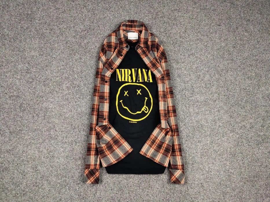 Flannel Vintage Samsoe Samsoe Flannel Shirt Travis Scott Style Size US M / EU 48-50 / 2 - 1 Thumbnail